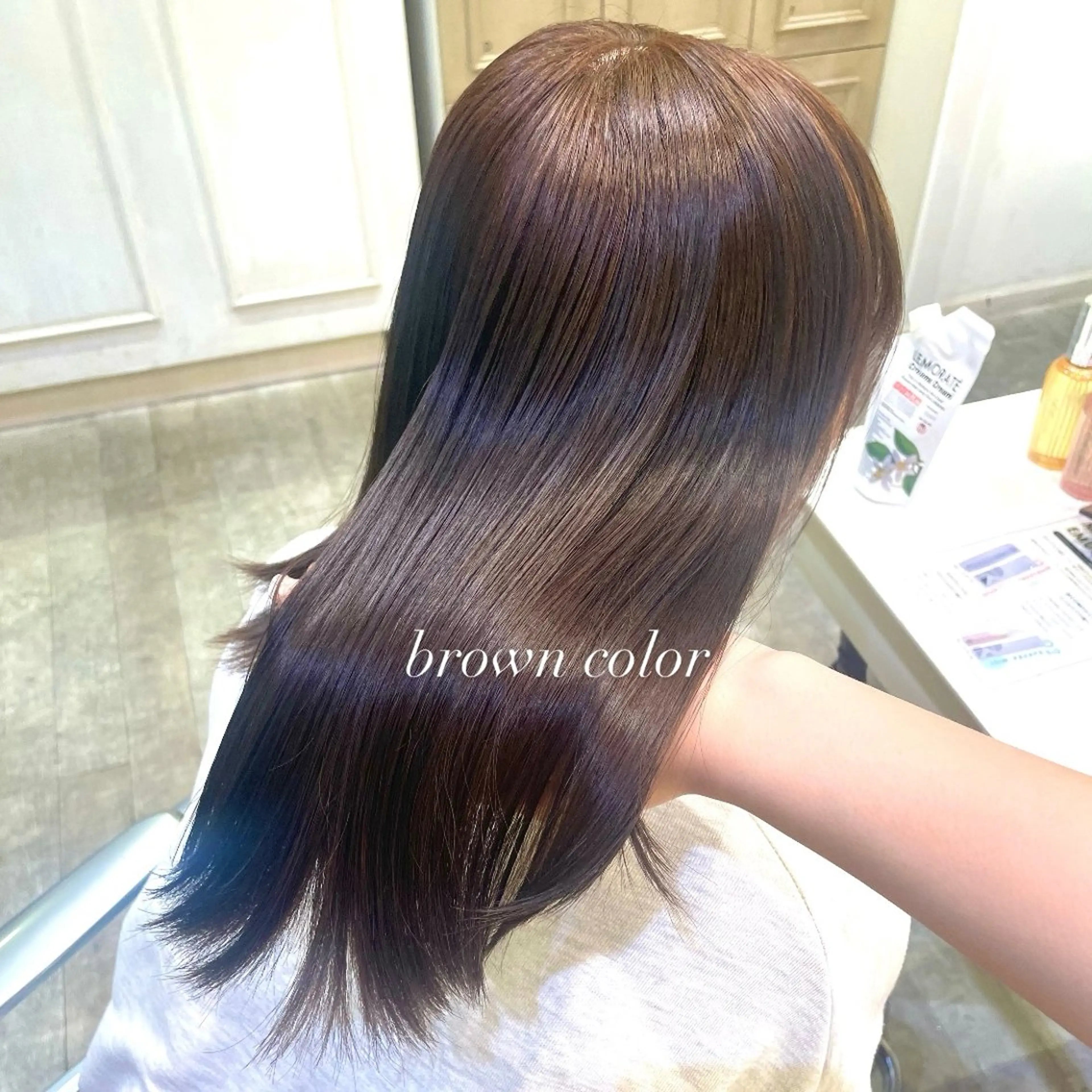 ミディアム カラー ハイトーンカラー/ 長さだし🐇きょうかのヘアスタイル