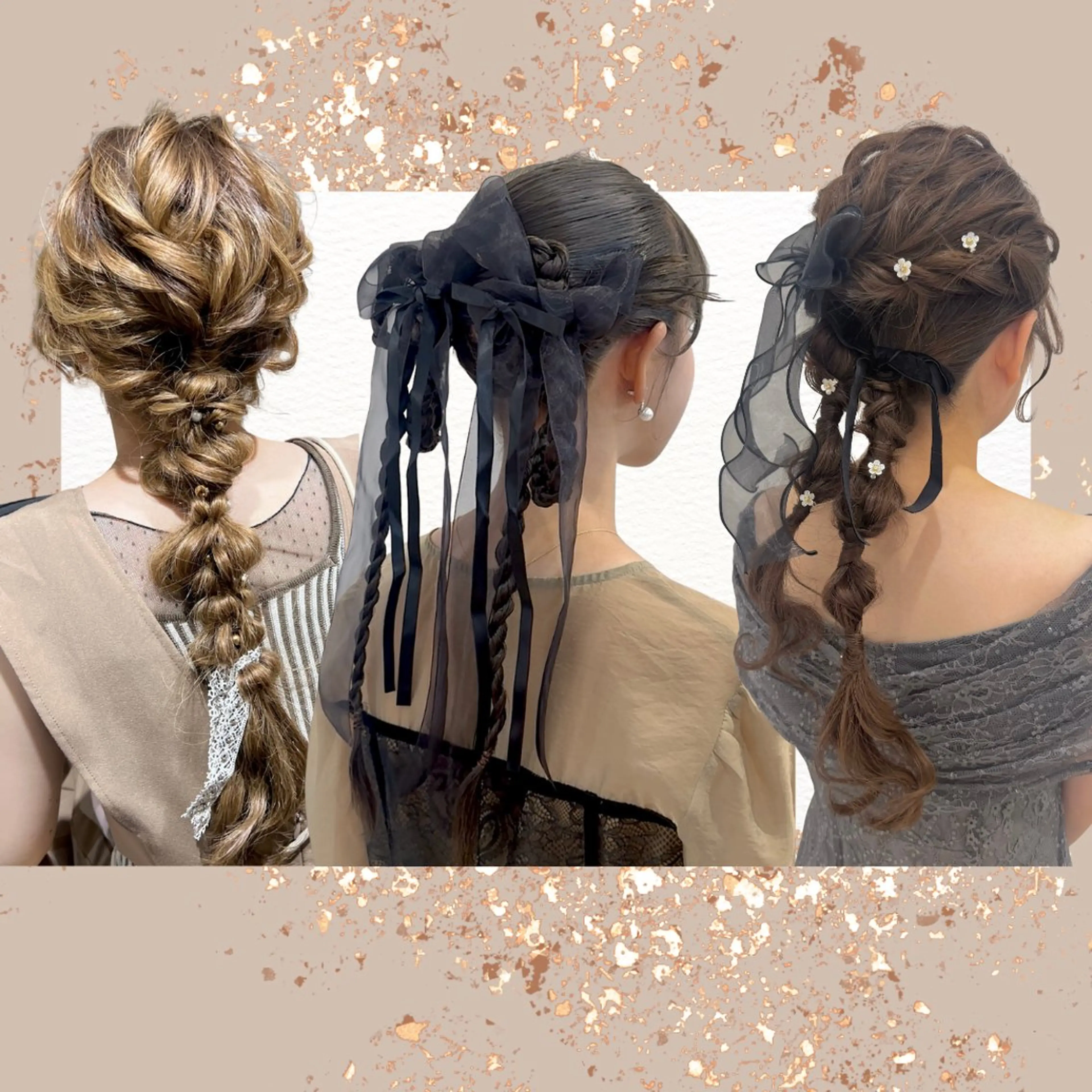 ヘアアレンジ ハーフアップ 浴衣 名駅セット/オトナ 女子🦋Wakanaのヘアスタイル