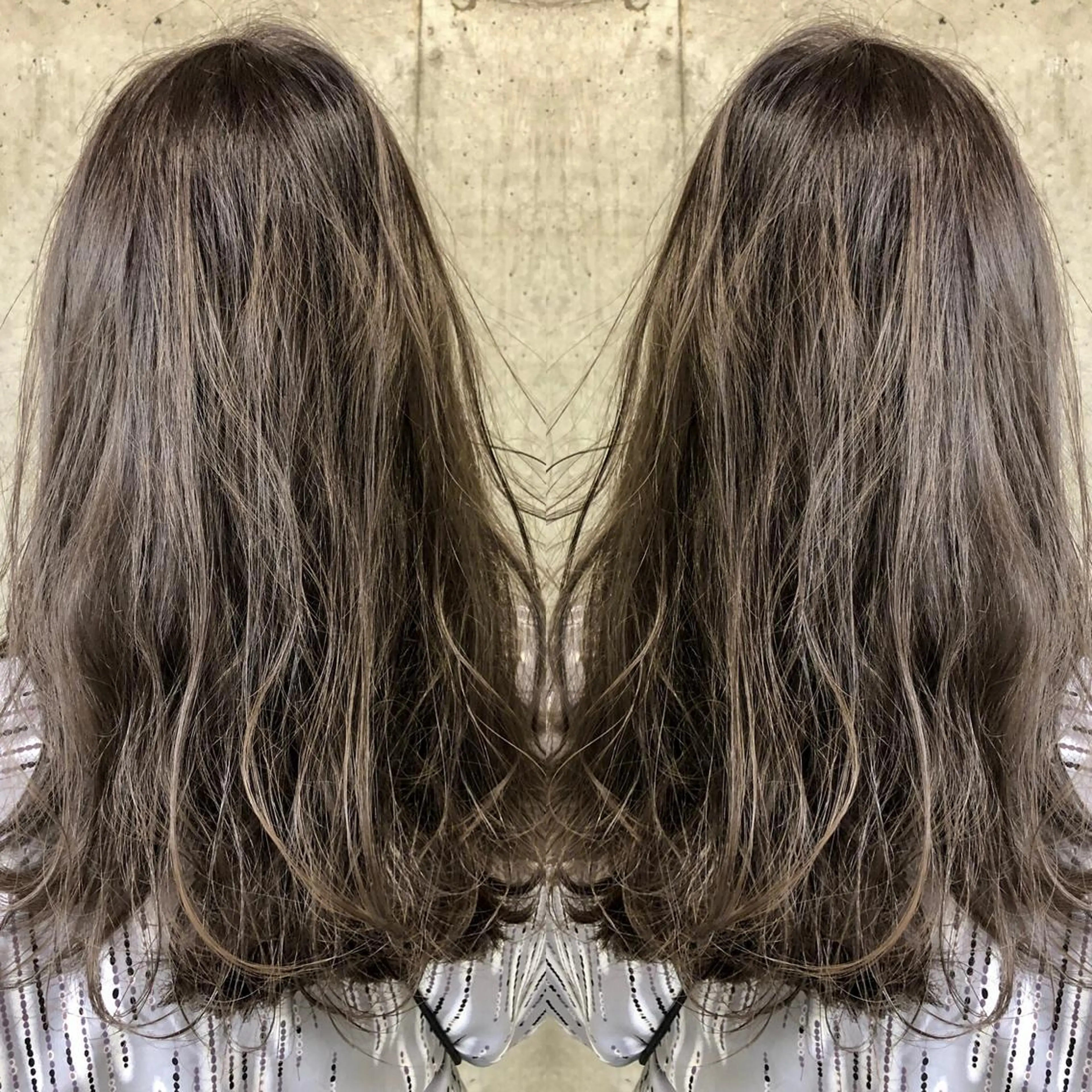 セミロング カラー ハイライト/髪質改善 ans/黒木 和大のヘアスタイル