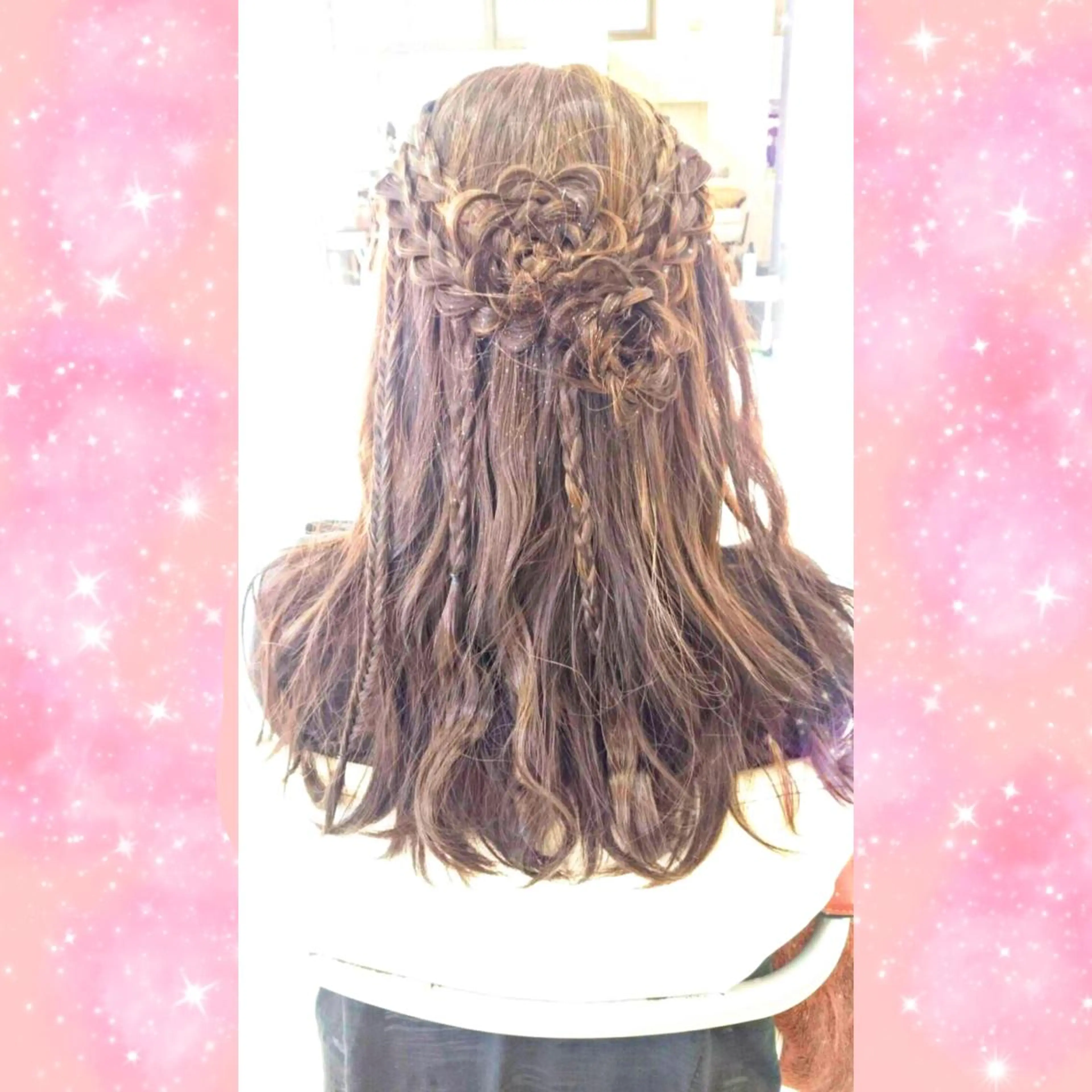 ロング ヘアアレンジ Hair VERDEのヘアスタイル