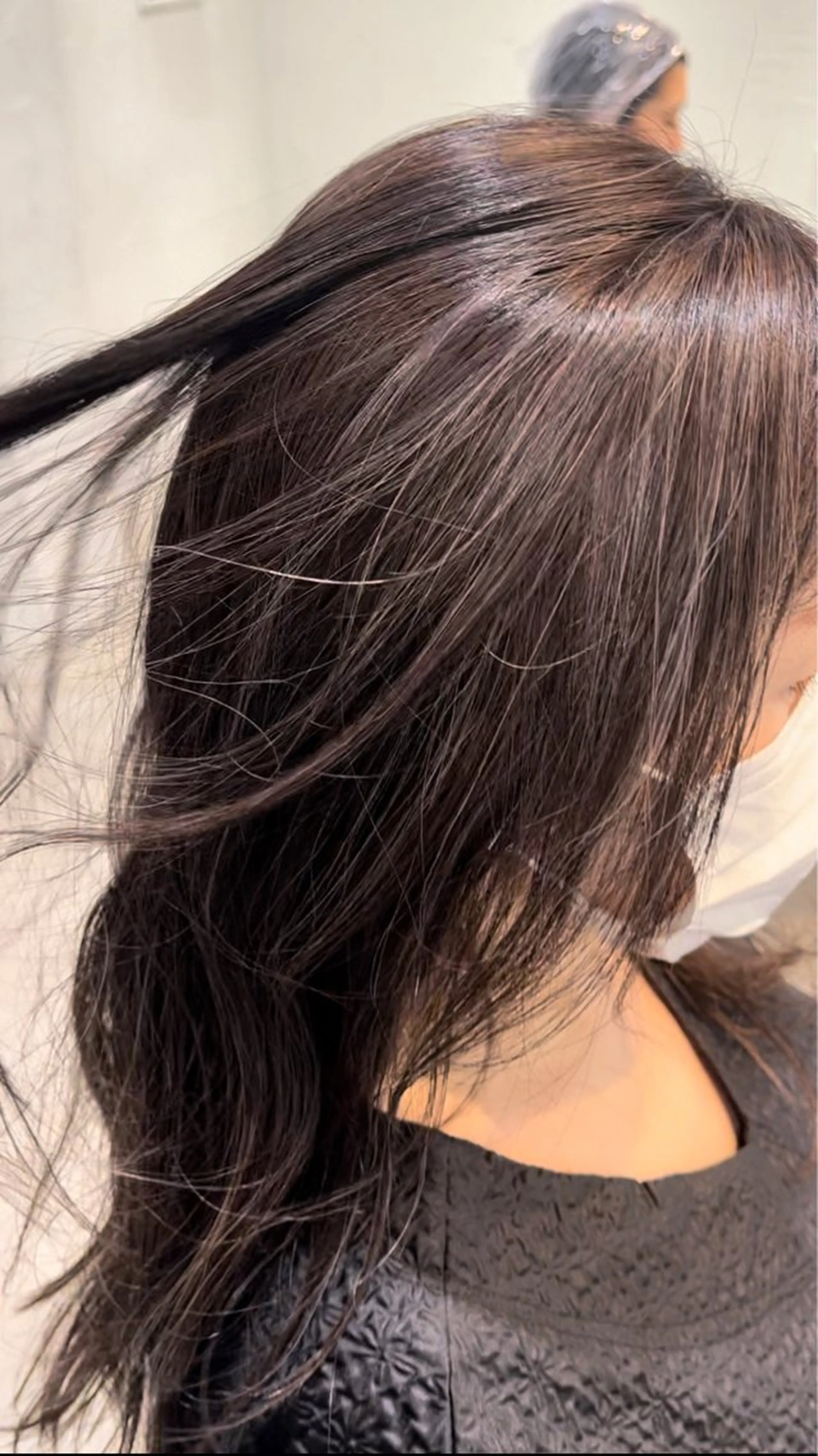 ロング カラー ヘアアレンジ ハイライトカラー ハイライト 🌷ボブ/髪質改善 ストレートのヘアスタイル