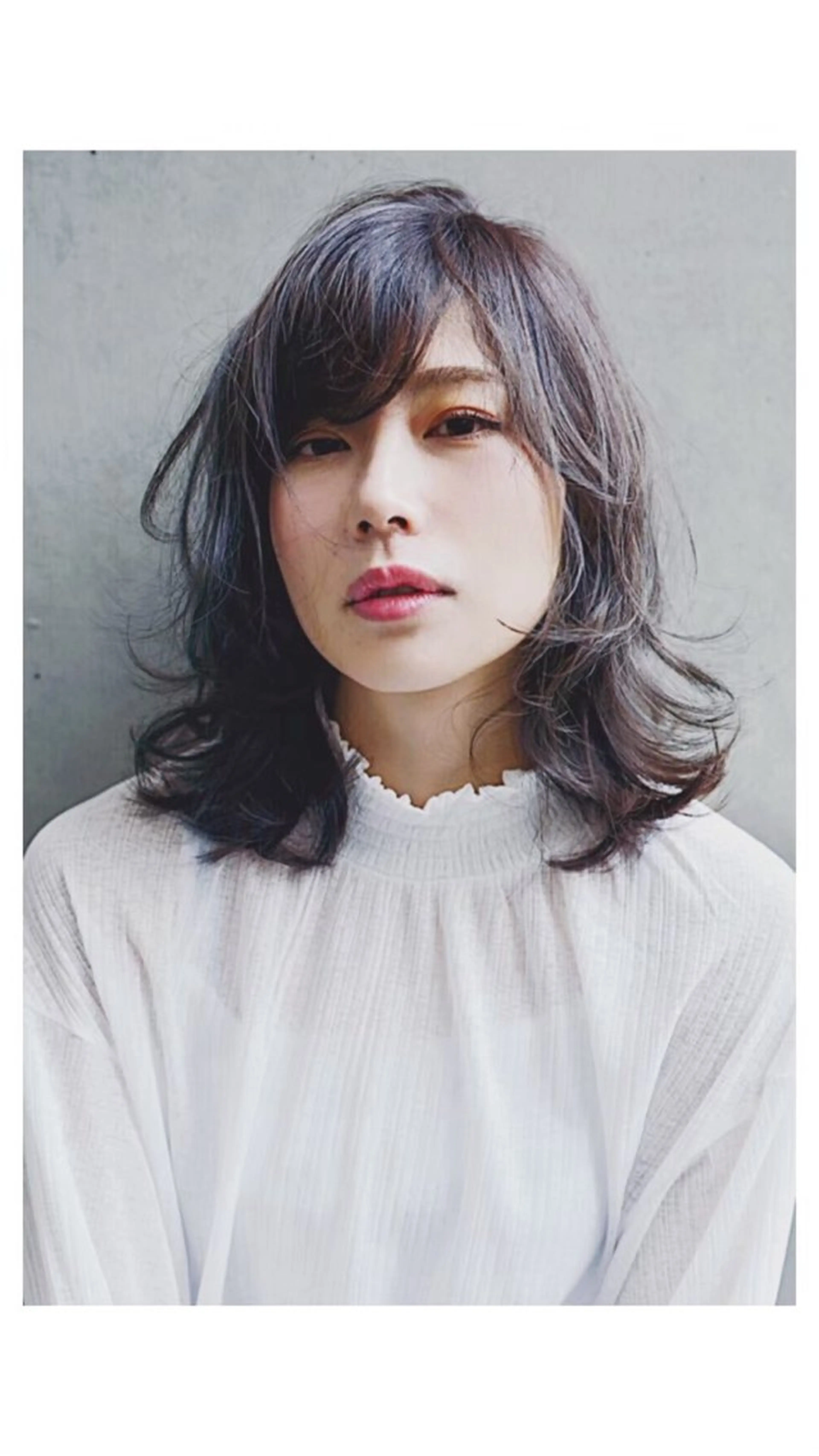 セミロング カラー ヘアアレンジ 髪質改善 柔らか質感/髪質改善 ⚡️Ren⚡のヘアスタイル