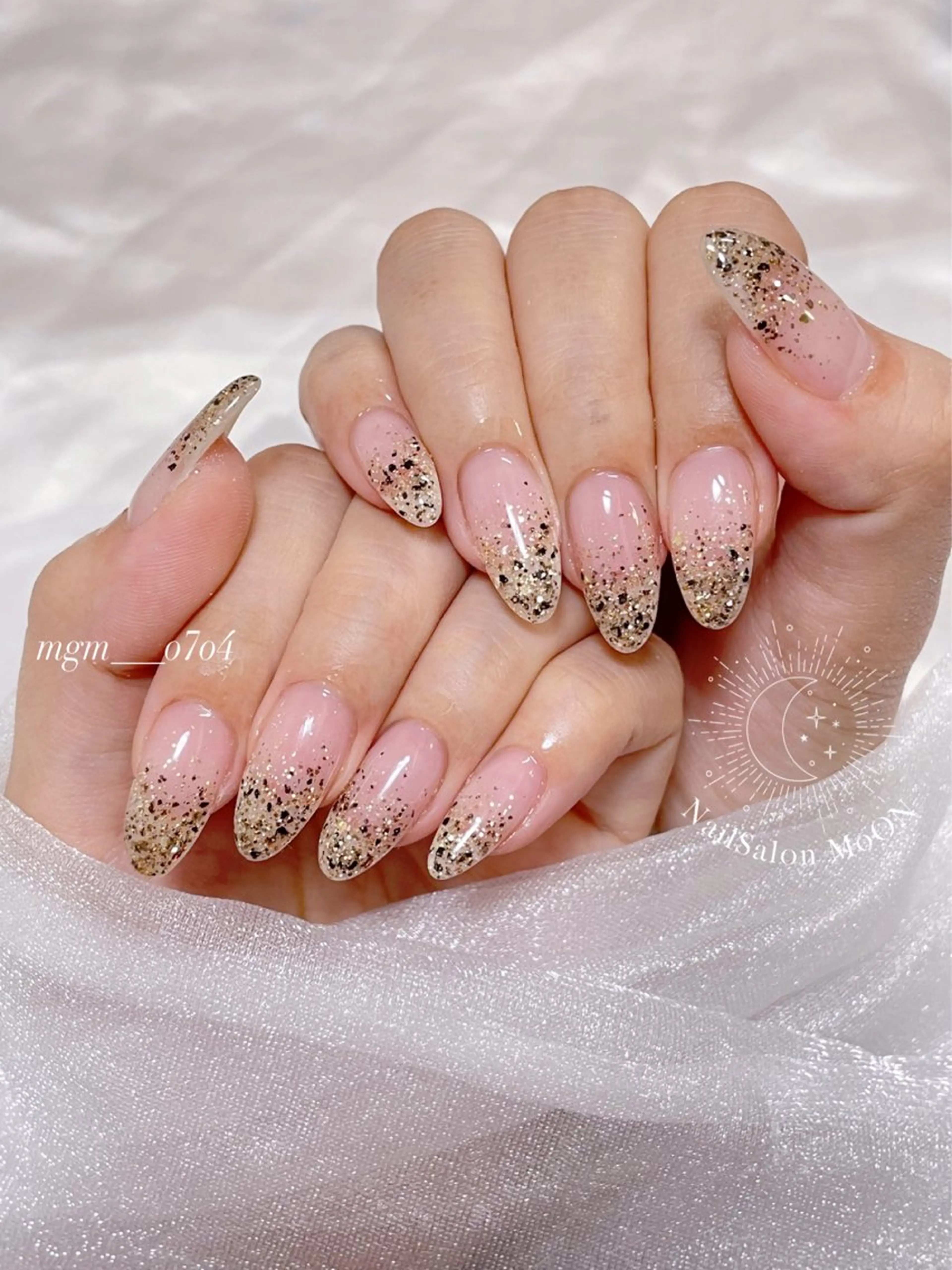 ハンドネイル ハンドケア MoON...❤︎ MeGuのネイルデザイン