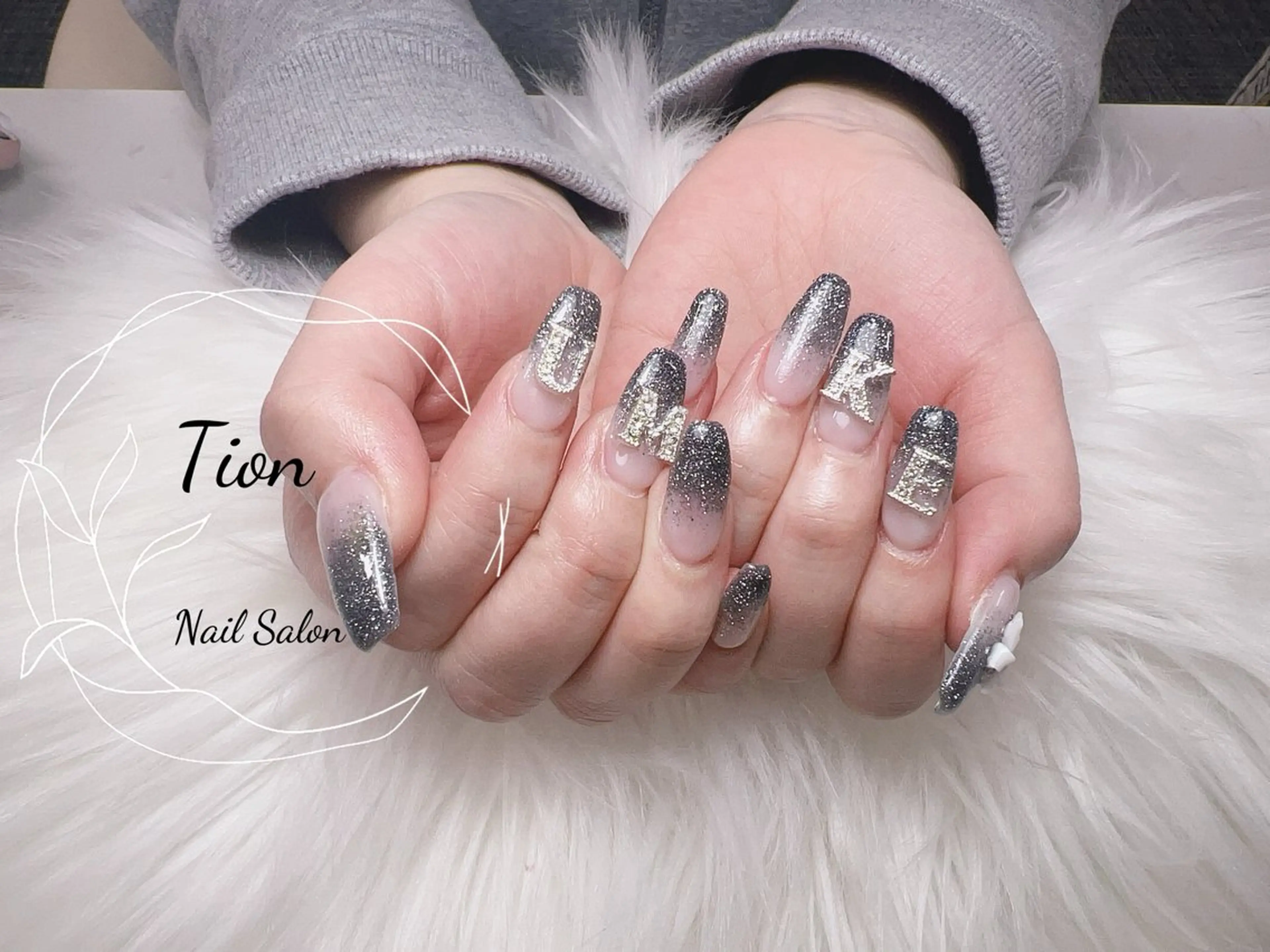 ネイル 長さ出し フットネイル ジェルネイル 韓国ネイル マグネットネイル Nailsalon Tion二子玉川店のネイルデザイン