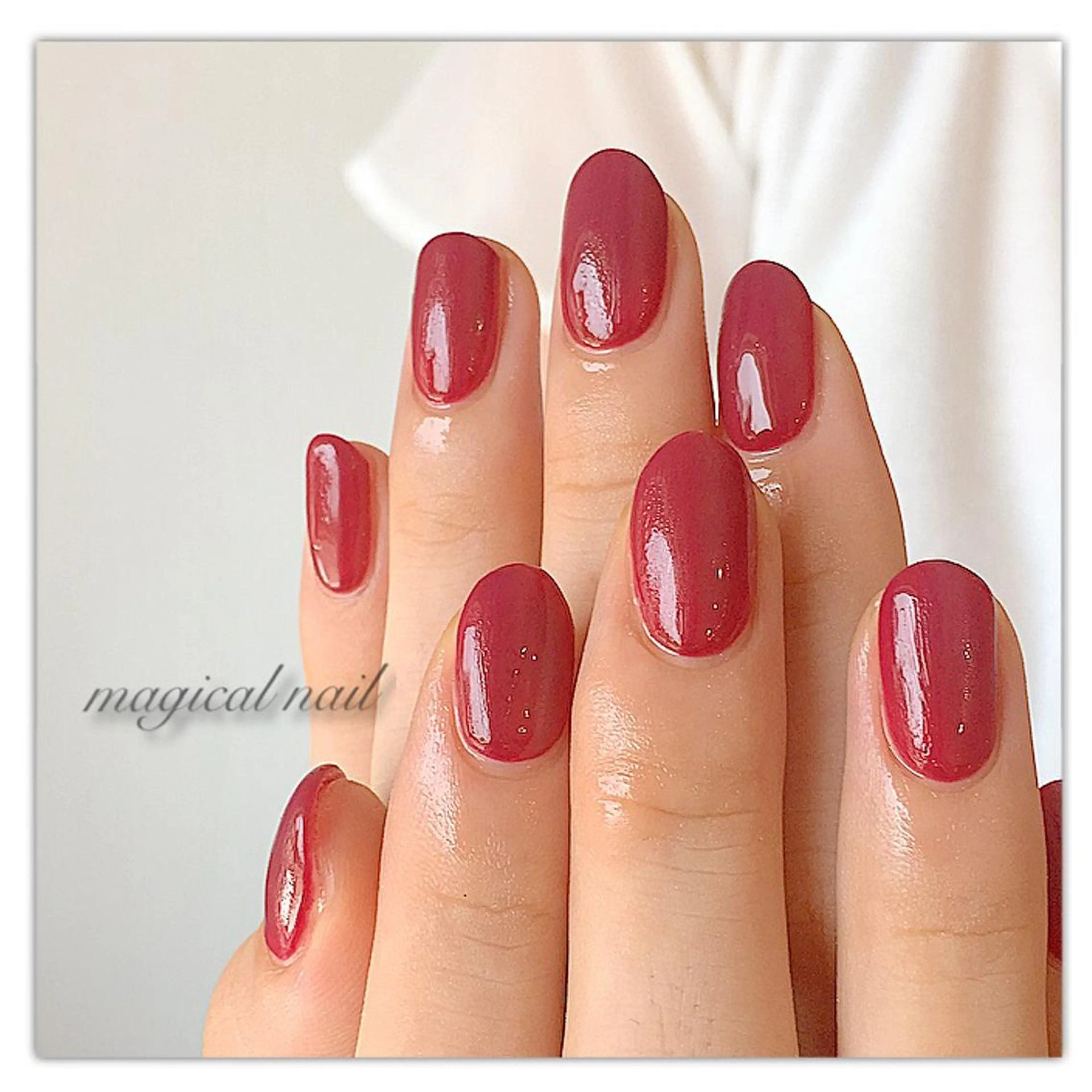 ネイル ワンカラーネイル magical nailのネイルデザイン