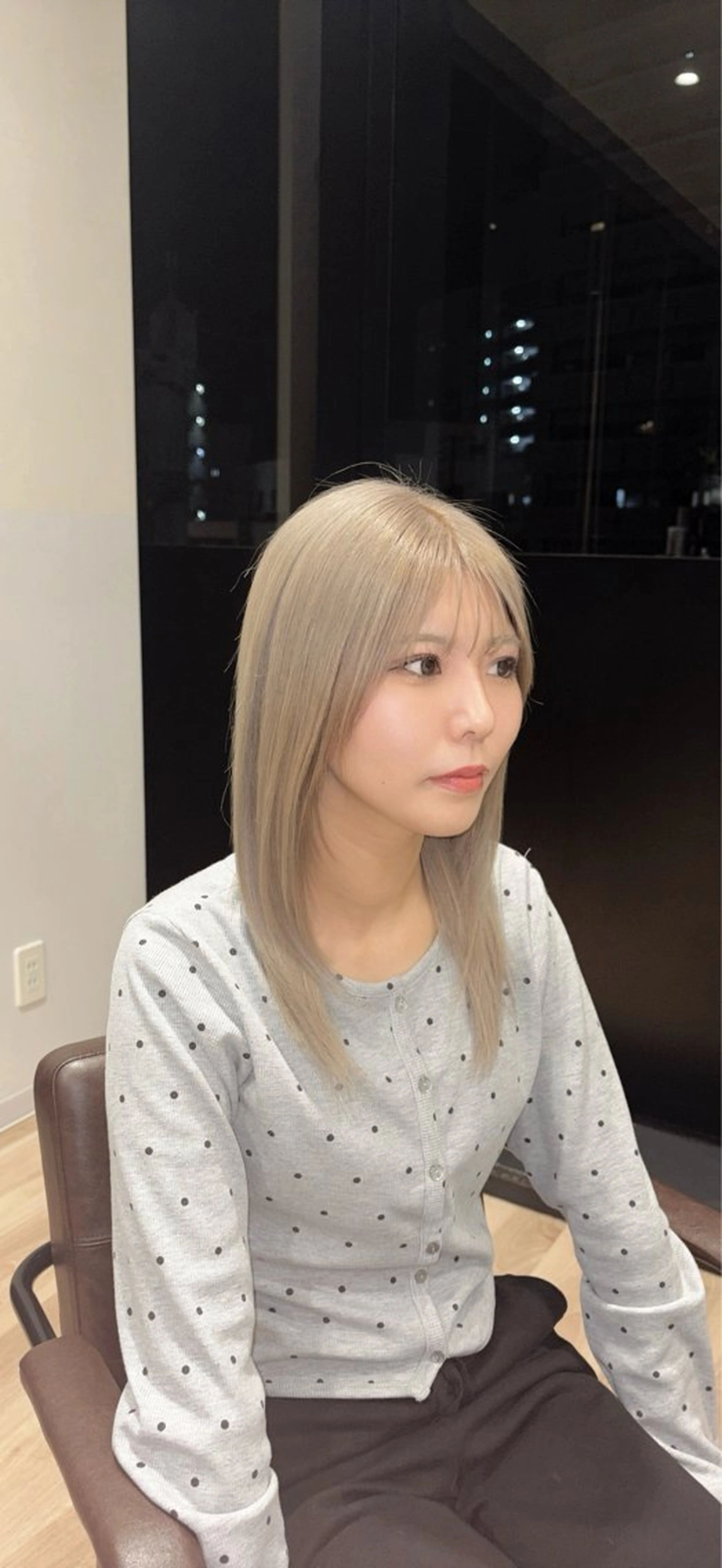 ミディアム カラー ダブルカラー ヘアカラー 韓国ヘア🇰🇷 藤江 広人のヘアスタイル