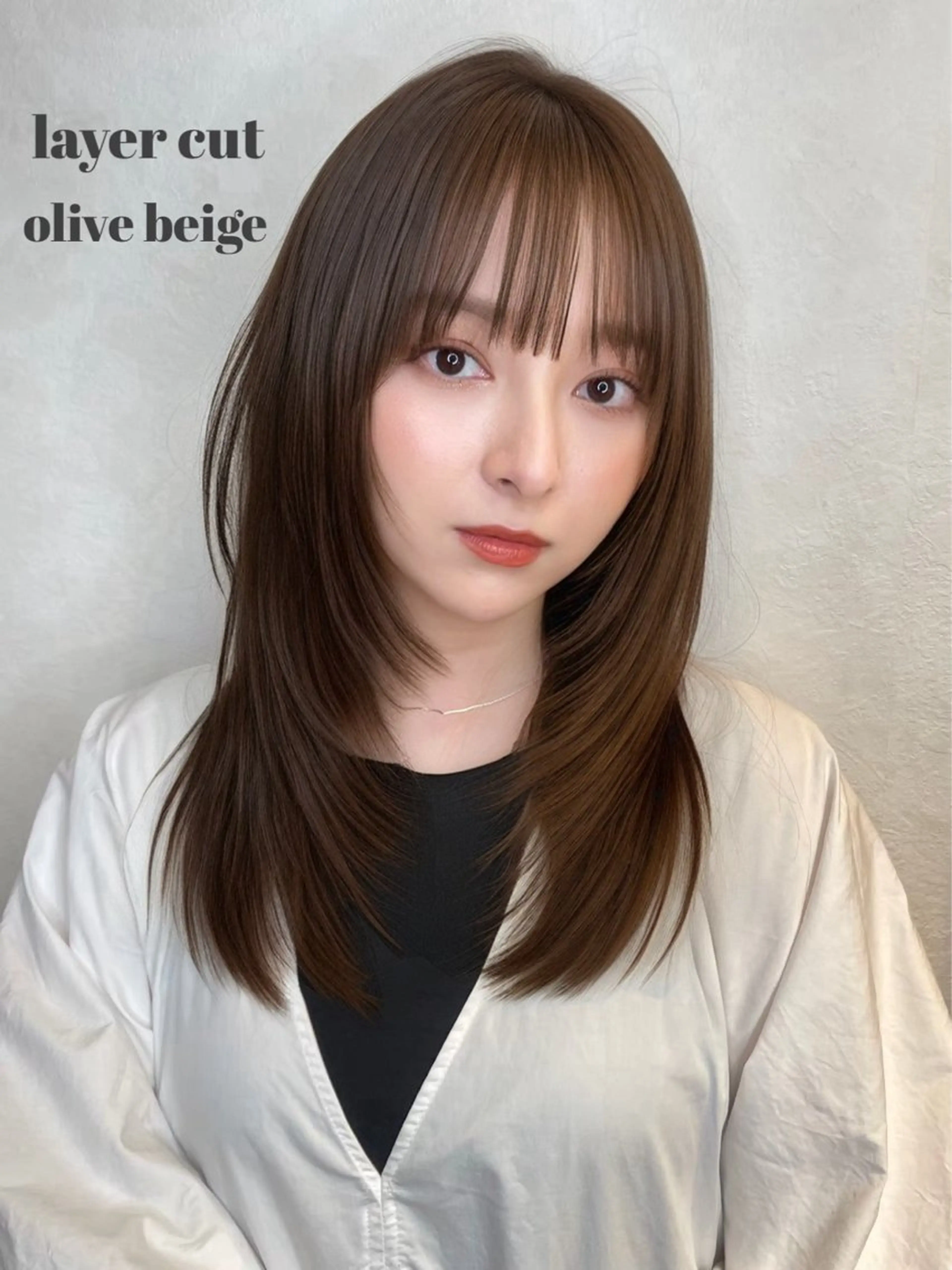 セミロング カラー COALL nex the salon所属・Riria✨ 透明感カラーのヘアスタイル