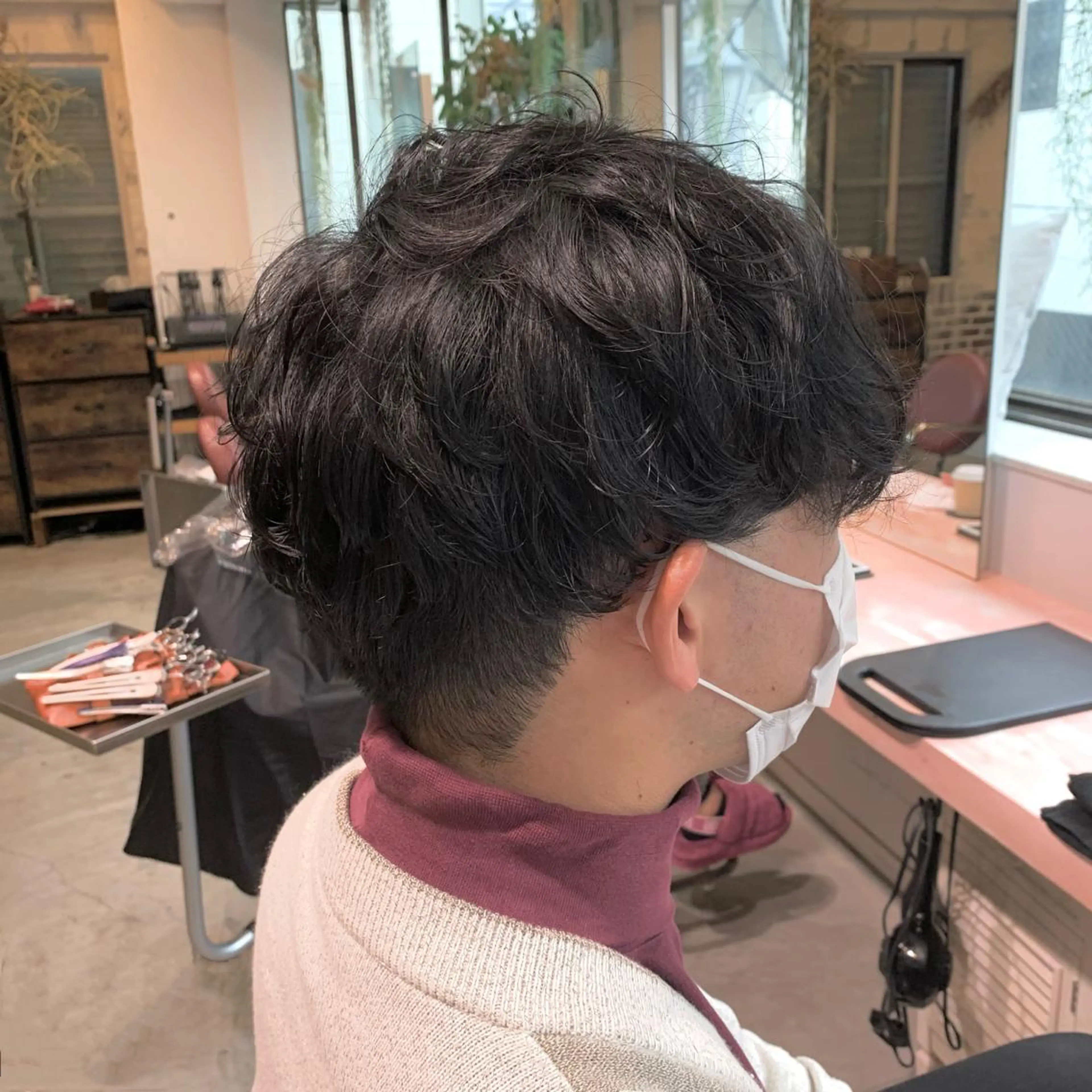 ショート パーマ メンズ カット ノグチ ナツコのヘアスタイル