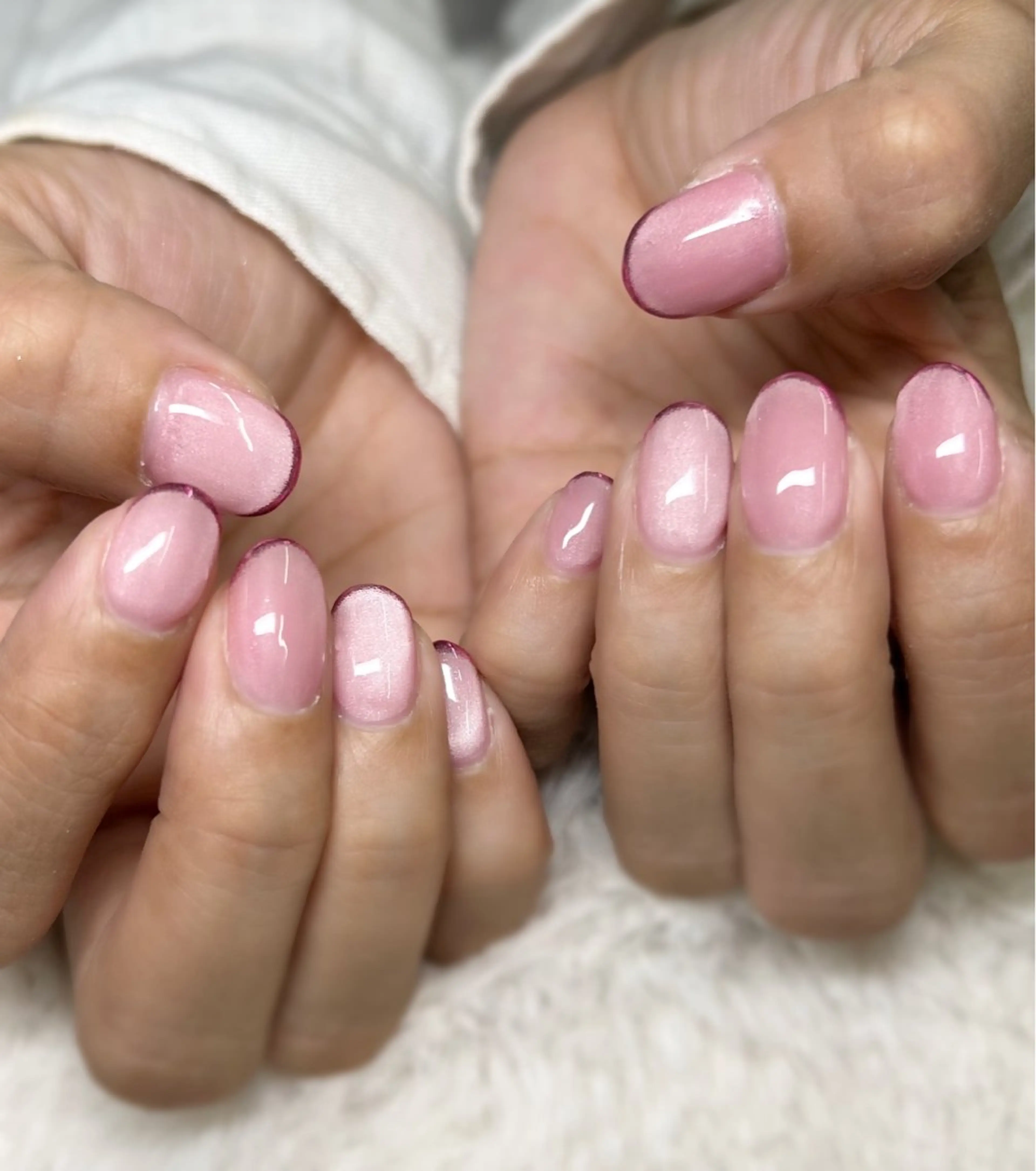 ネイル フレンチネイル マグネットネイル ミラーネイル ハンドネイル yamane de  salonのネイルデザイン