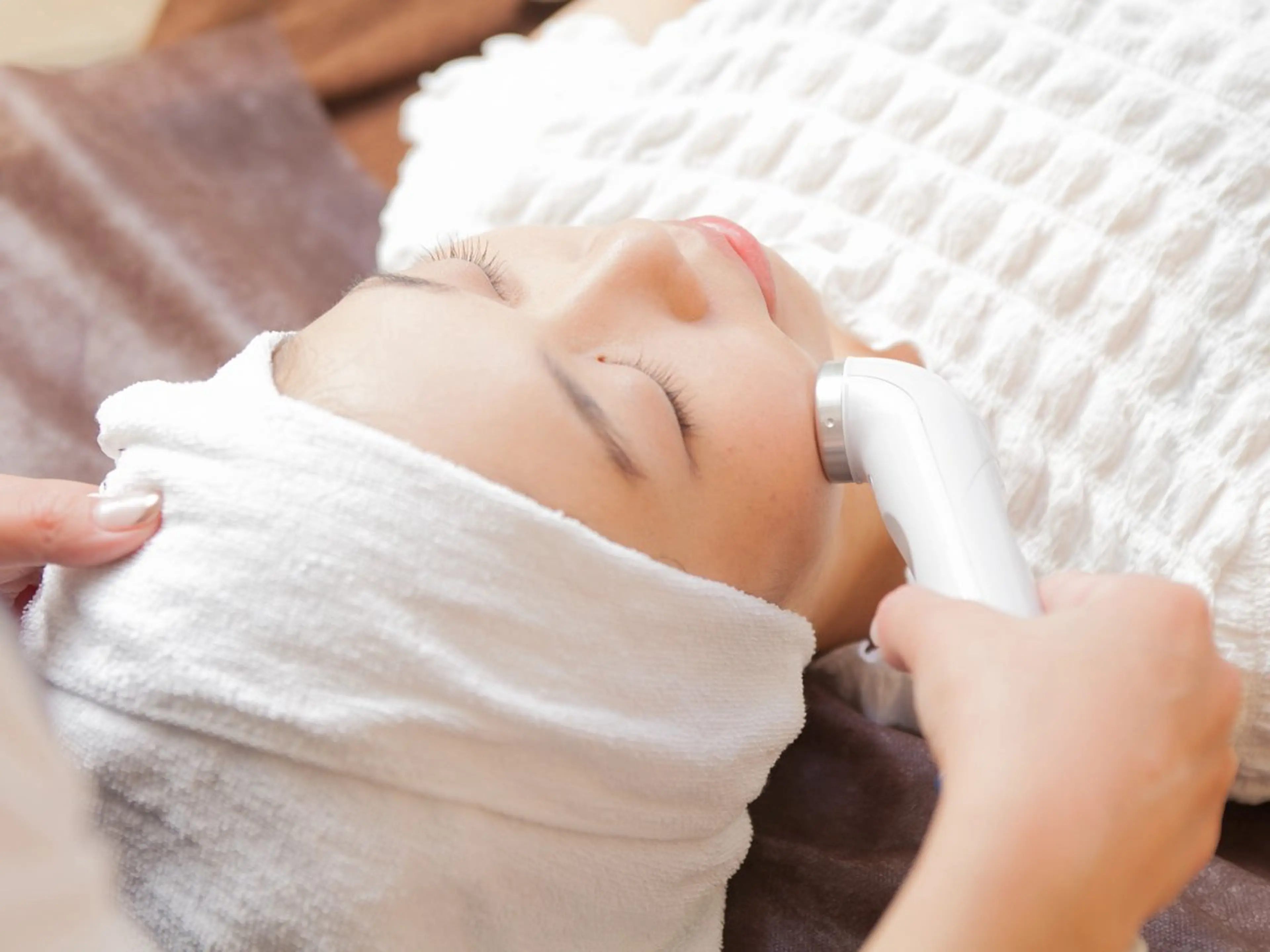 毛穴スッキリ♪イオンスチームエステ（お悩み別パック付き）の写真