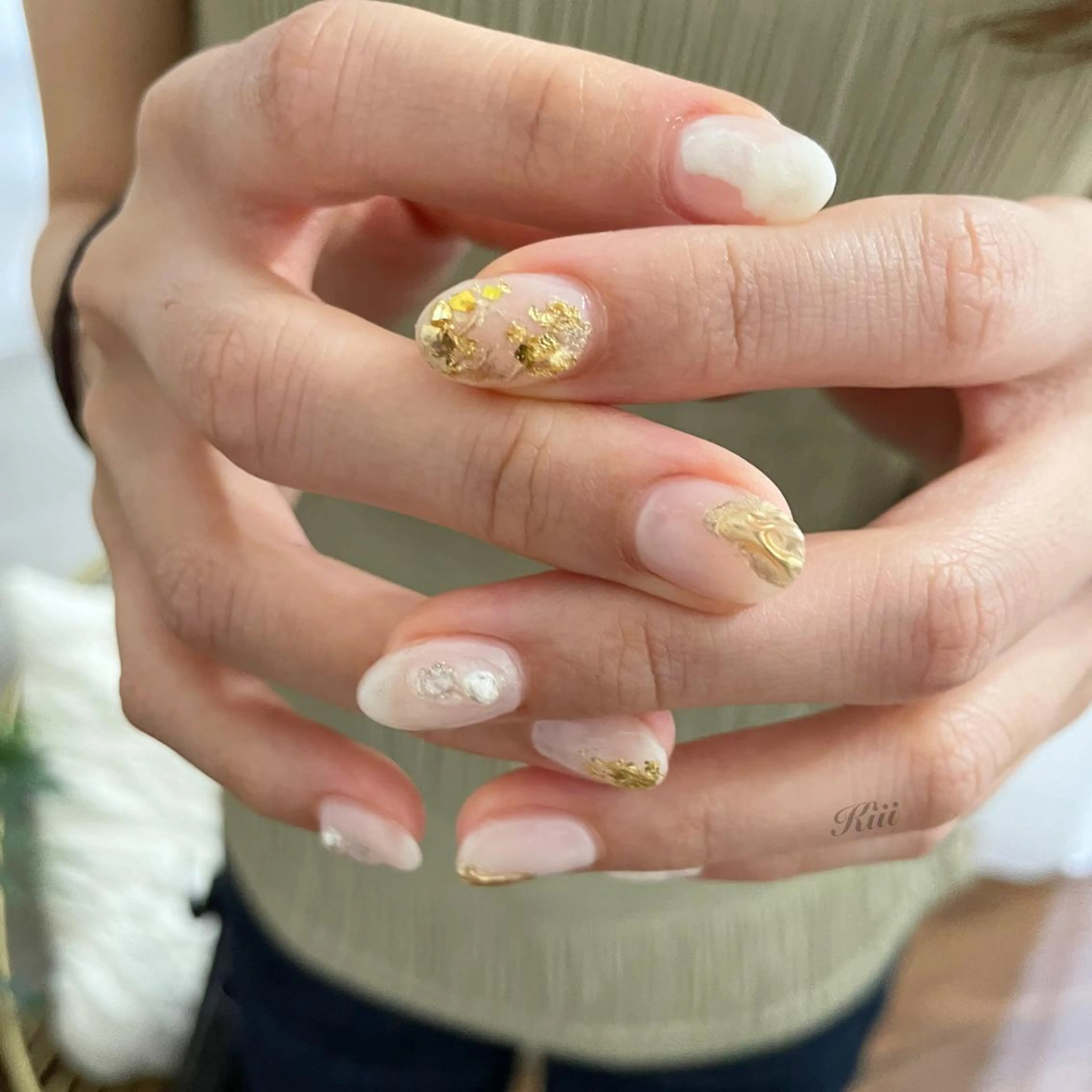 ネイル ハンドネイル フットネイル kiii.__ ✴︎*のネイルデザイン