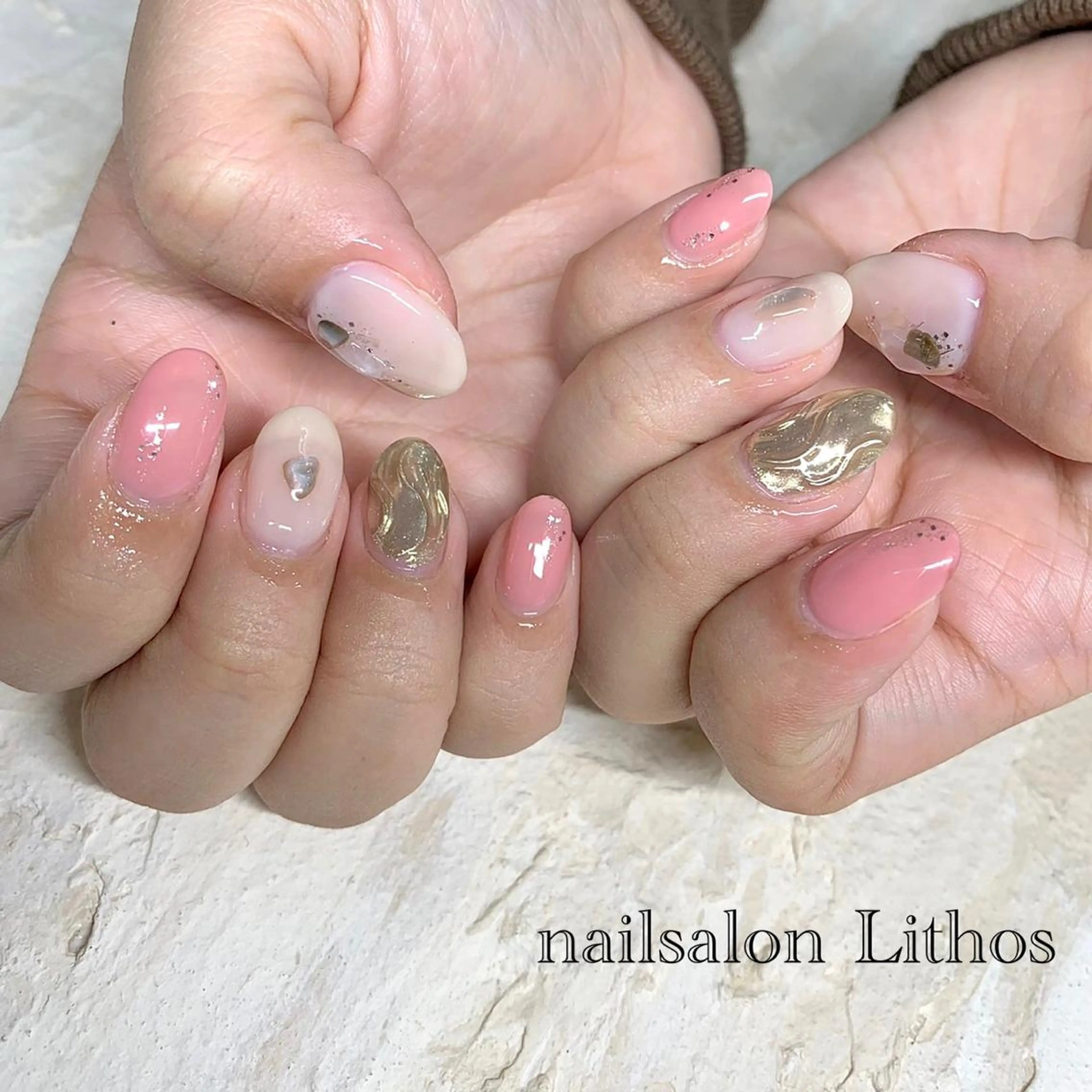 ネイル ハンドネイル nailsalon Lithos所属・nailsalon Recontreのネイルデザイン