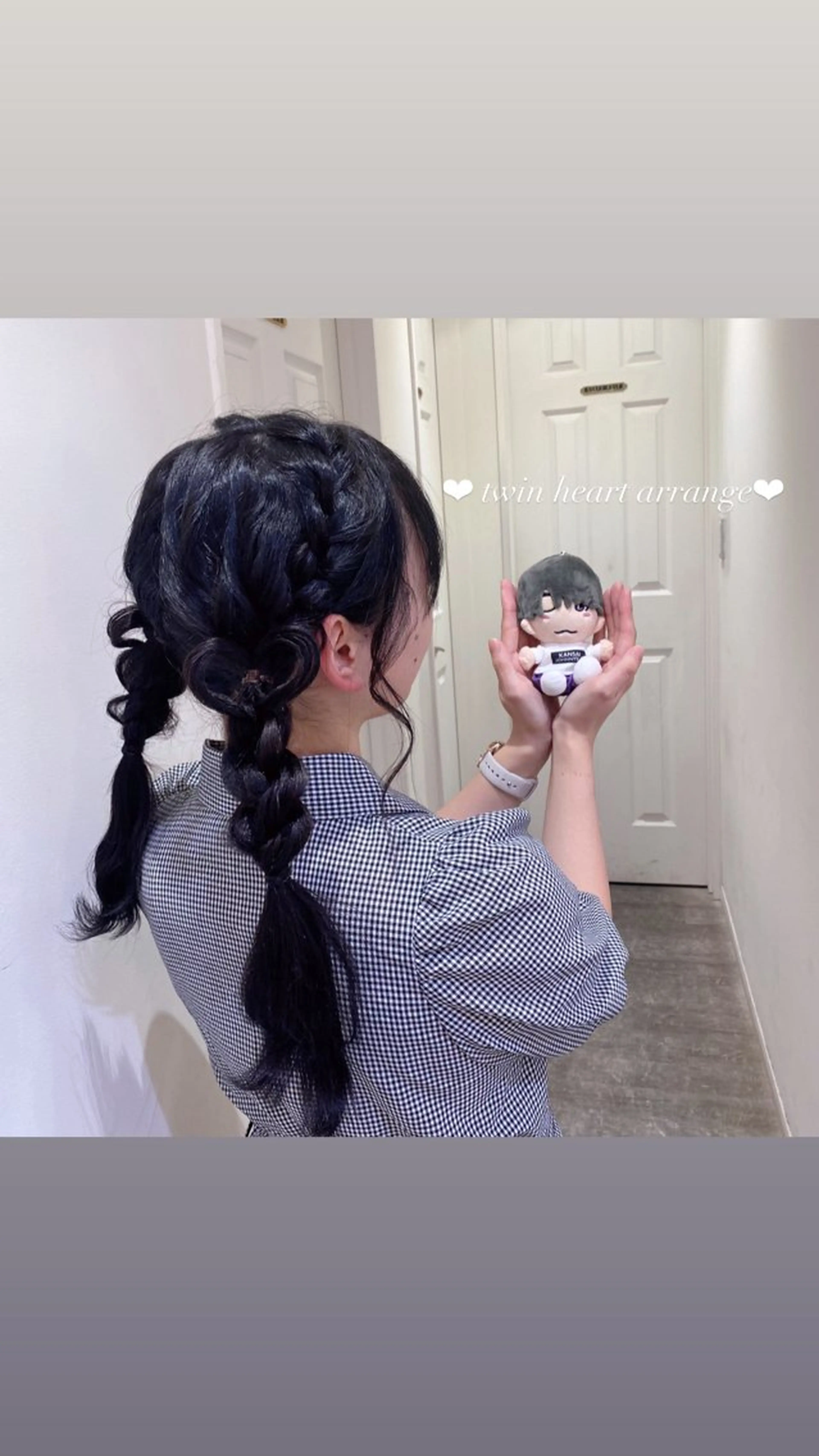 🫧イベント前に🫧イベントヘアメ＋シールエクステ6本🎀の写真