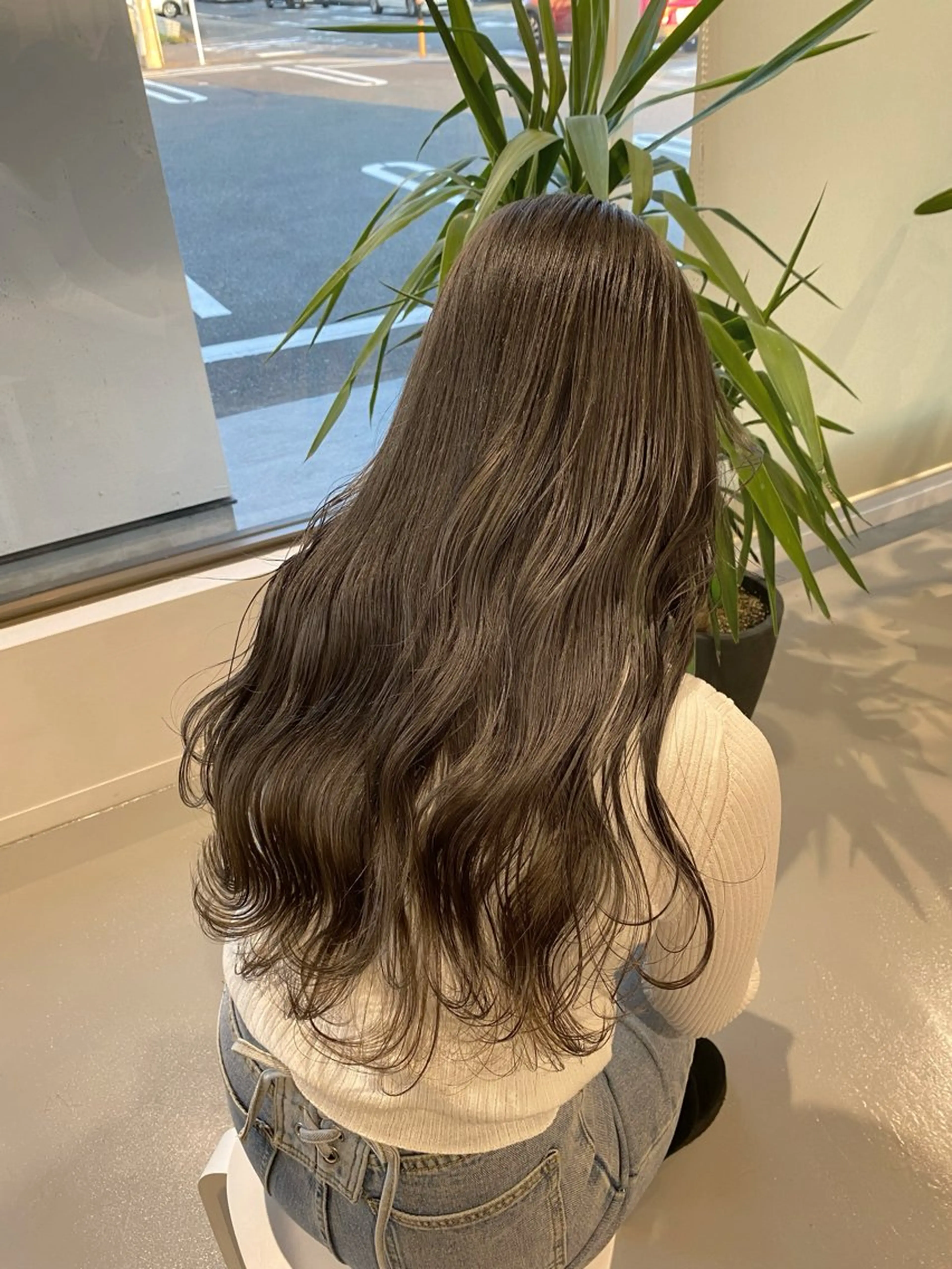 ロング カラー yate'/ Wカラー/小出捷也のヘアスタイル