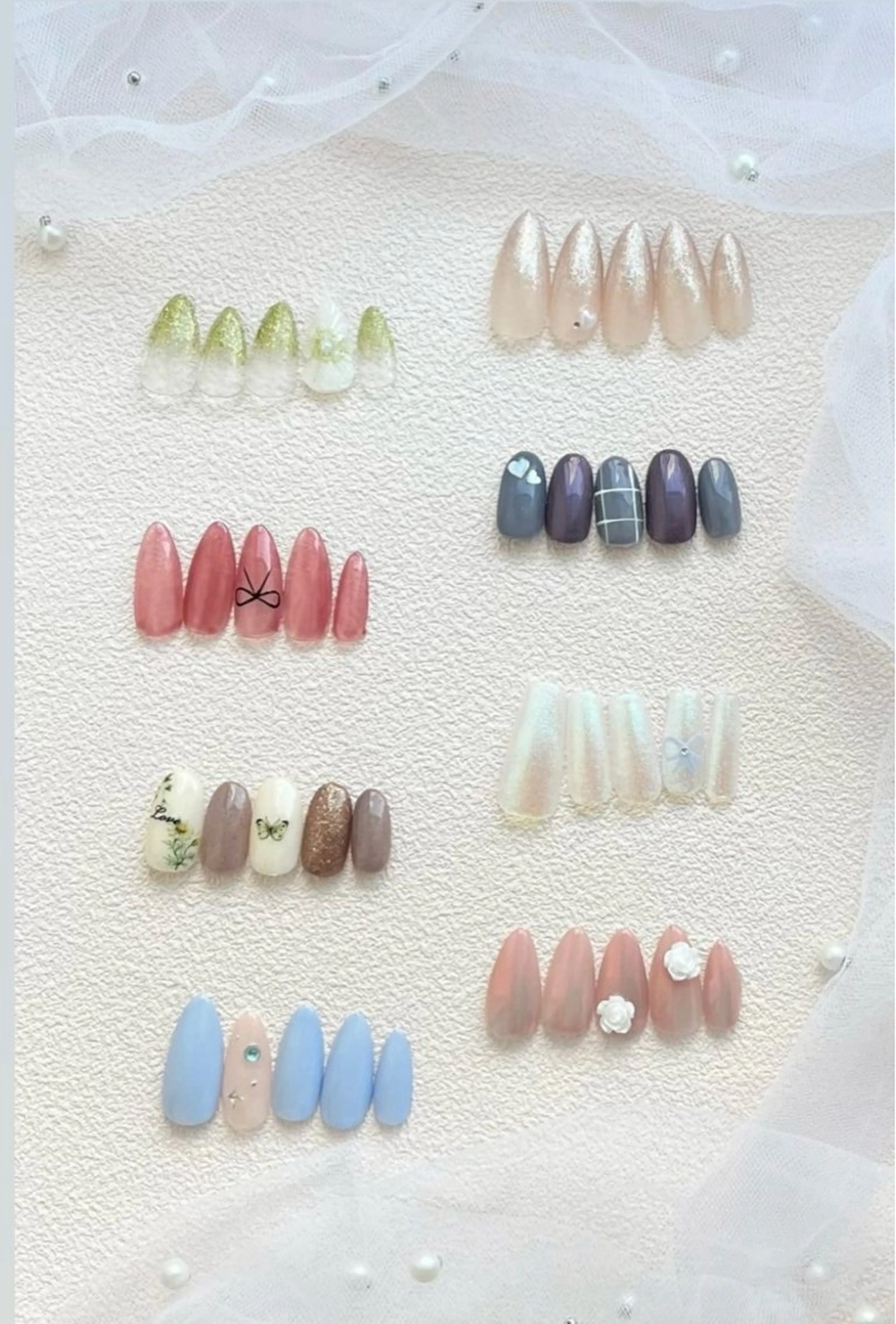 ⭕️オフあり　🍍季節アートネイルの写真