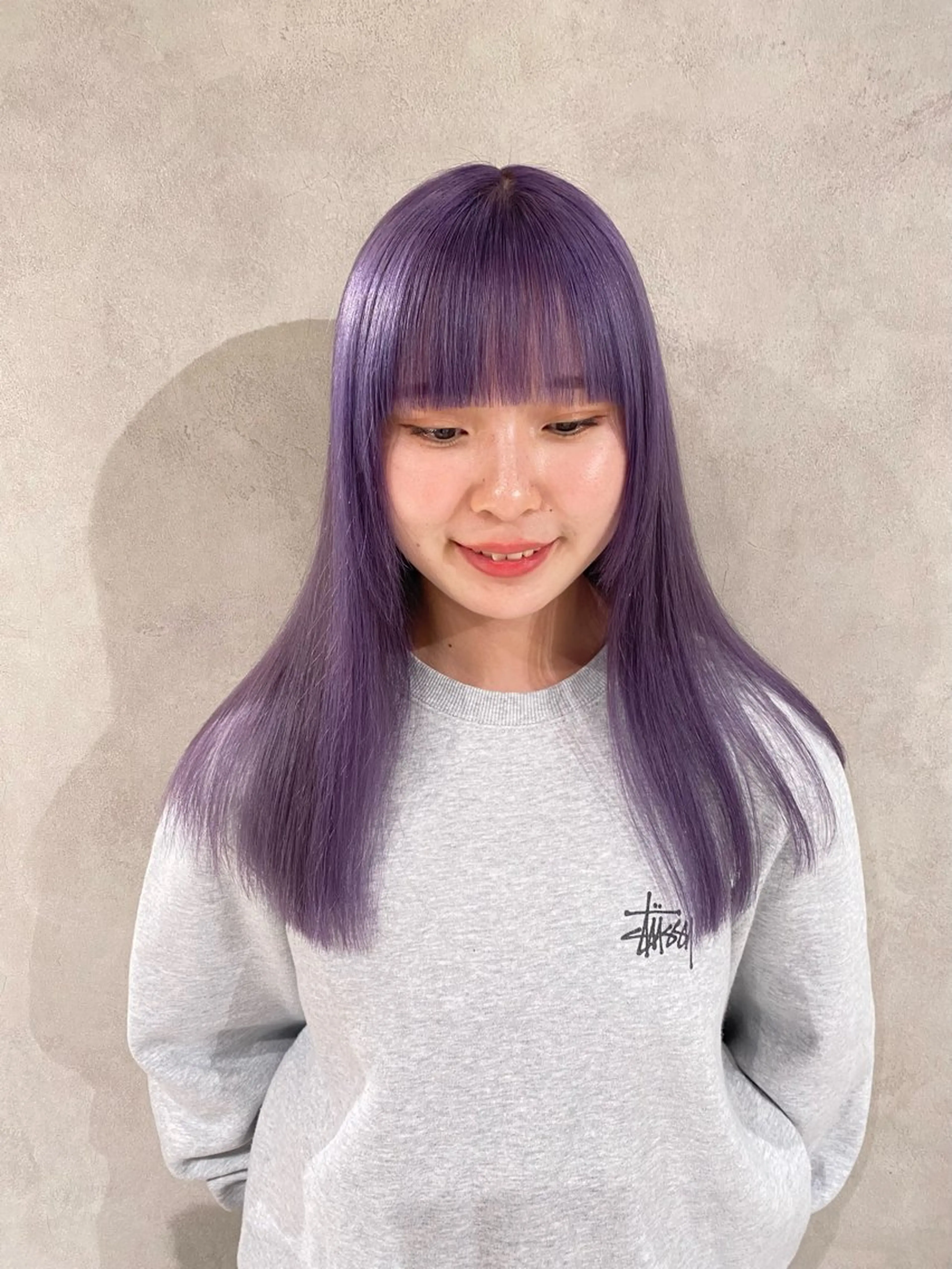 【期間限定価格】似合わせレイヤーカット＋ダブルカラー＋ダメージケアトリートメント(プレミアムケアブリーチ使用)の写真