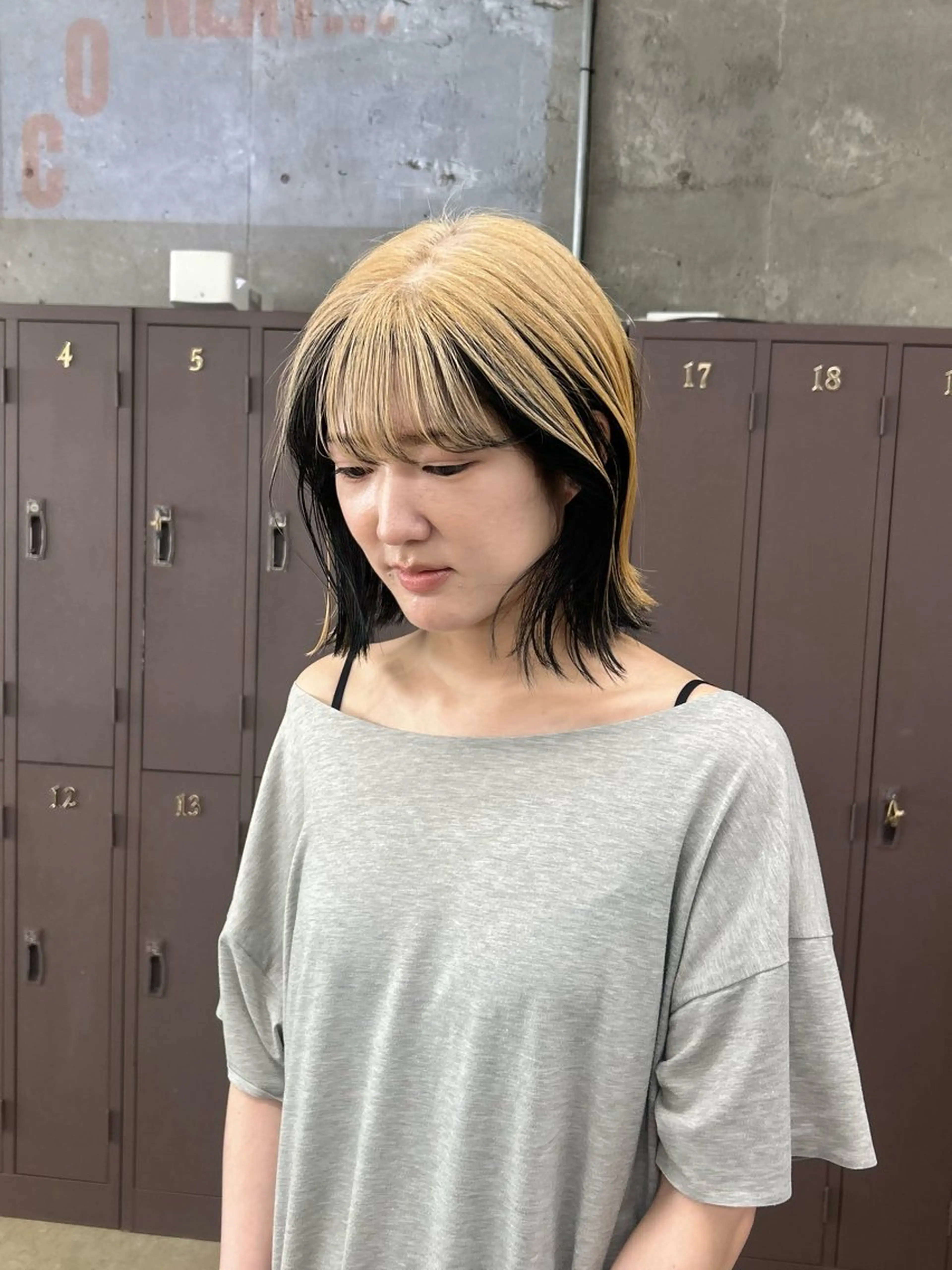 ミディアム カラー 大本 メンズ/パーマのヘアスタイル