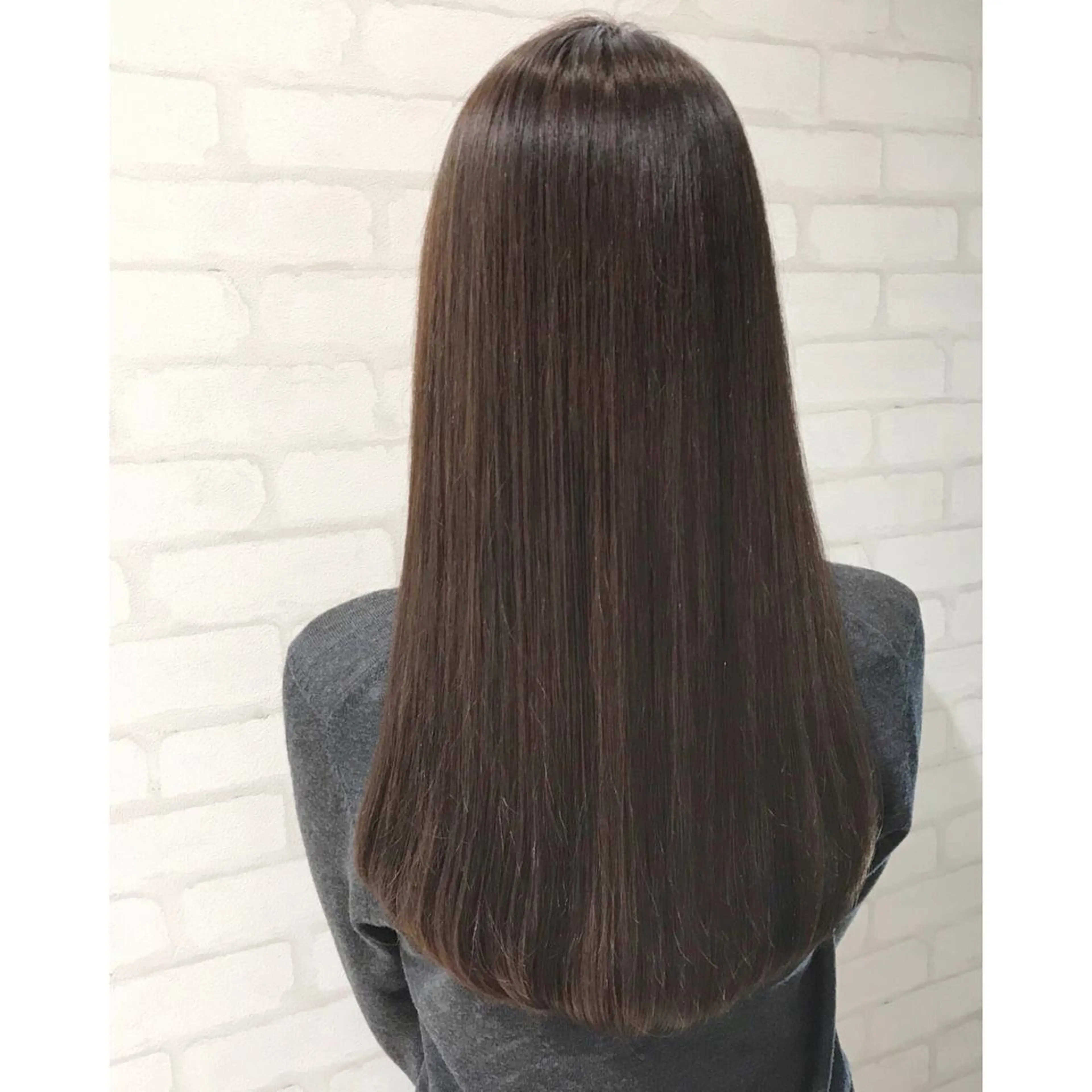 ロング パーマ カット 縮毛矯正 高木 麻知子のヘアスタイル