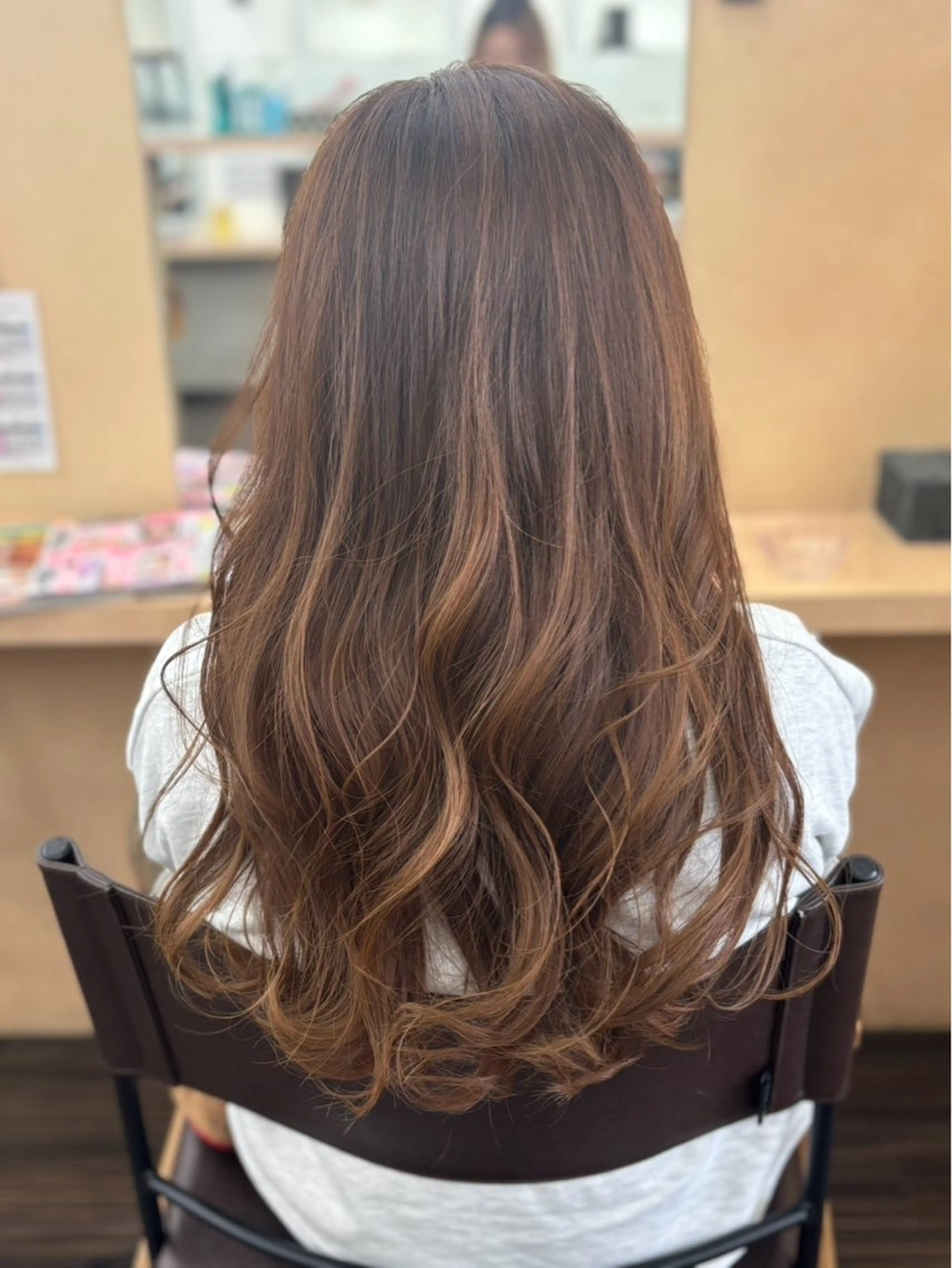 ロング カラー ヘアカラー 美容室びゃんびゃん社店所属・nonoka🕊️ 美容師アシスタントのヘアスタイル