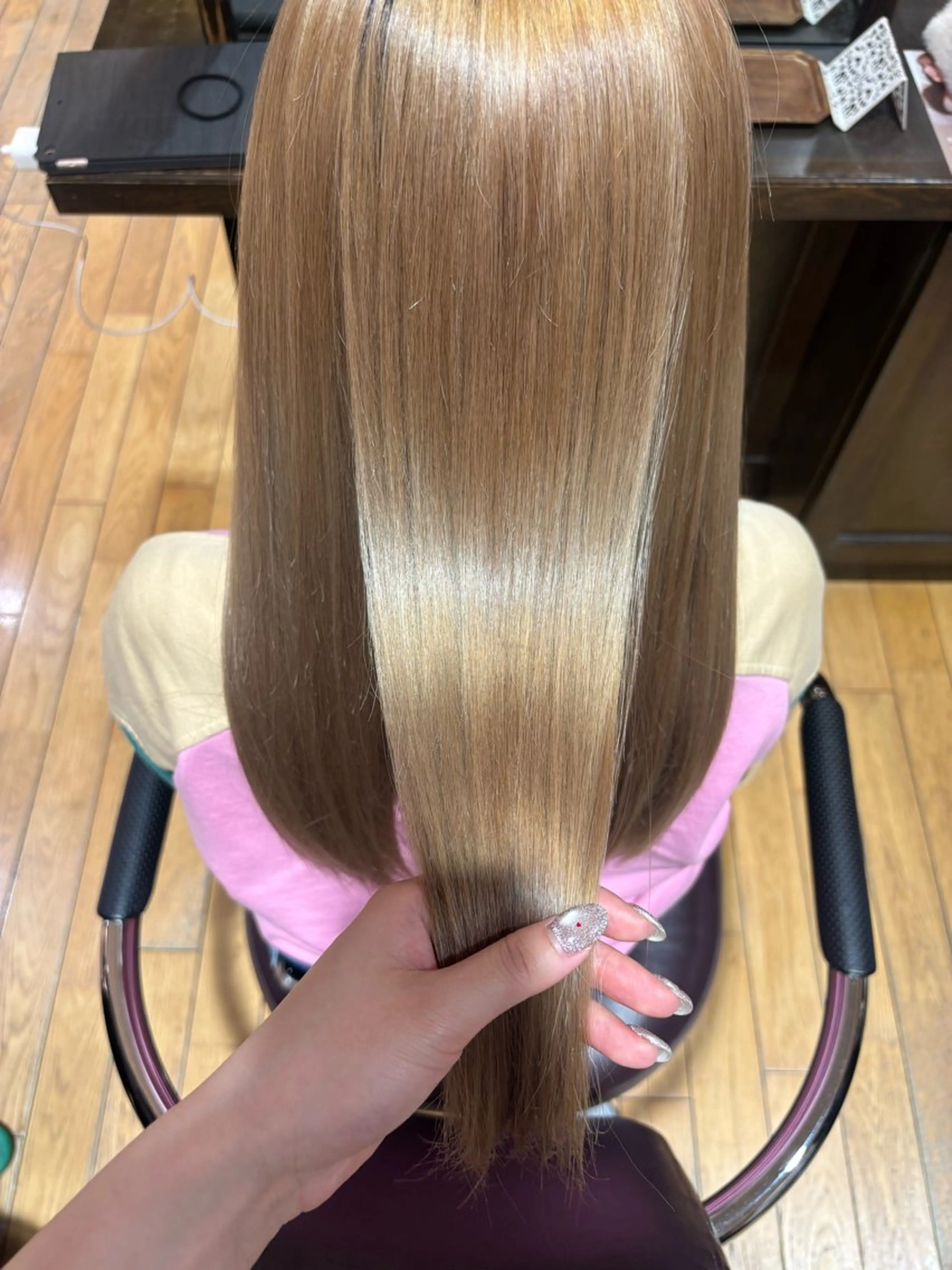 ロング カラー カット トリートメント 透明感カラー/ くびれヘア/ユウユのヘアスタイル