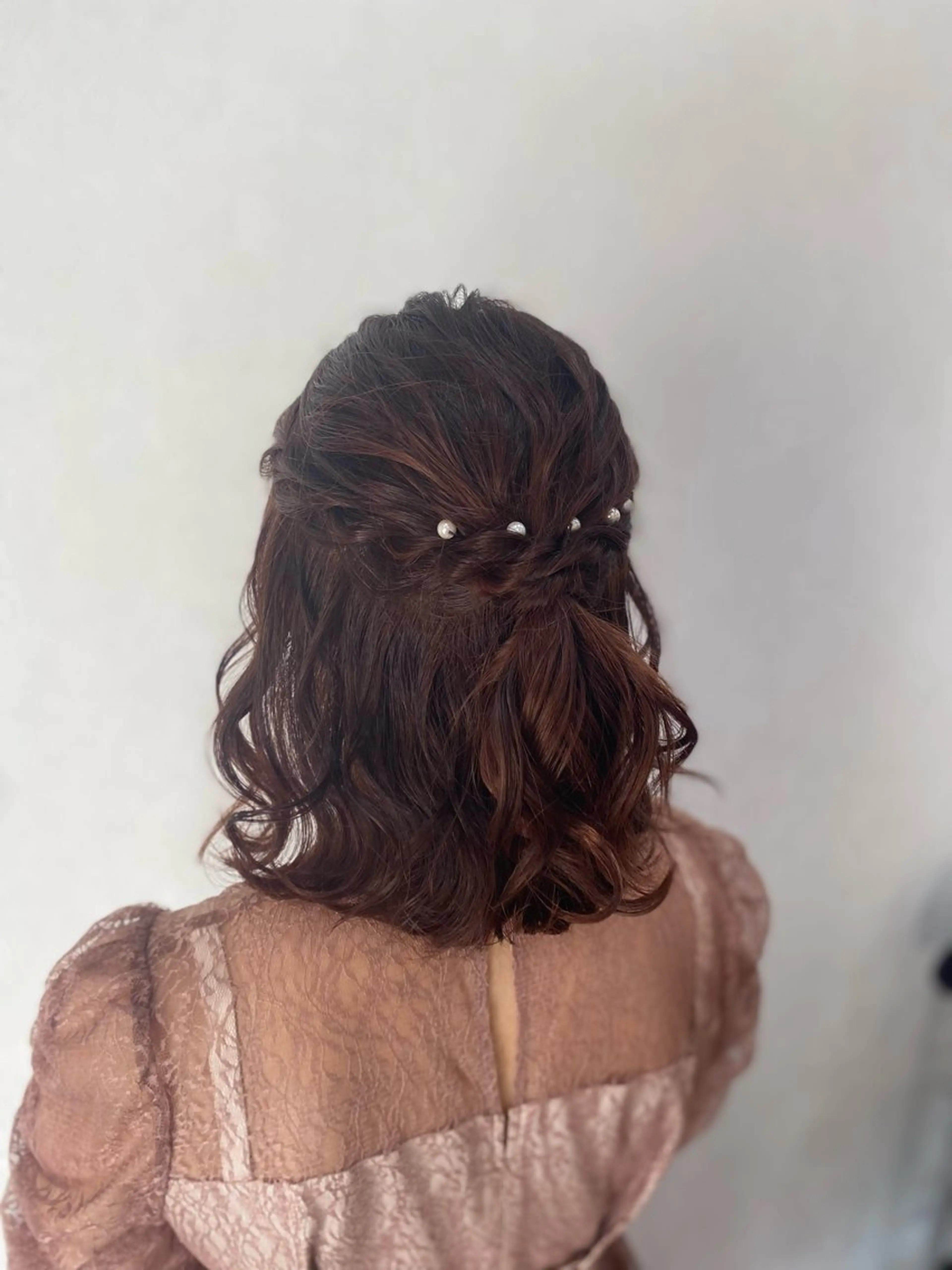 ミディアム ヘアセット 美容室Limb所属・髪質改善/縮毛/小林 水葵のヘアスタイル