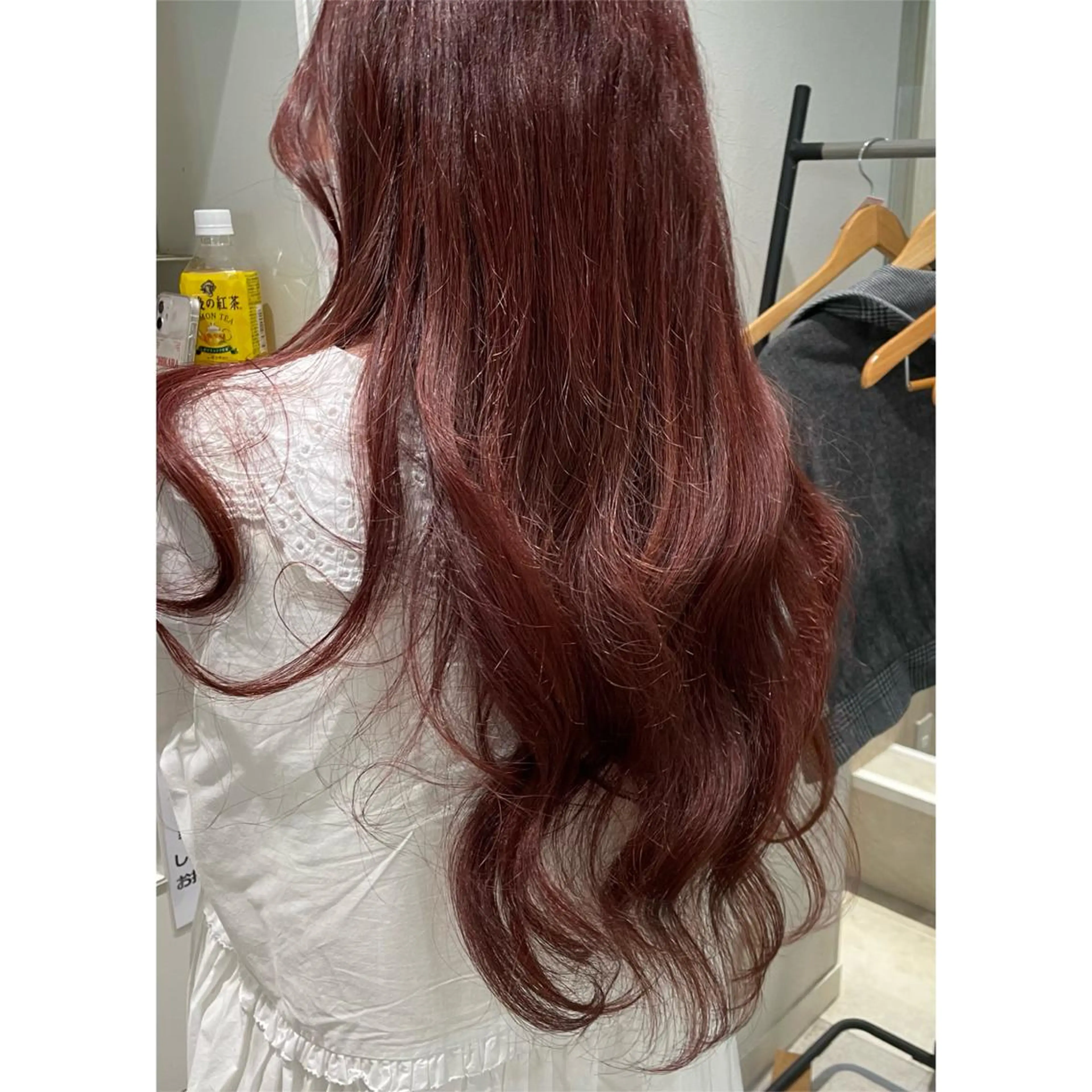 ロング カラー ピンクカラー ヘアカラー ピンクカラー🎀/ ミルクティー🍼花音のヘアスタイル