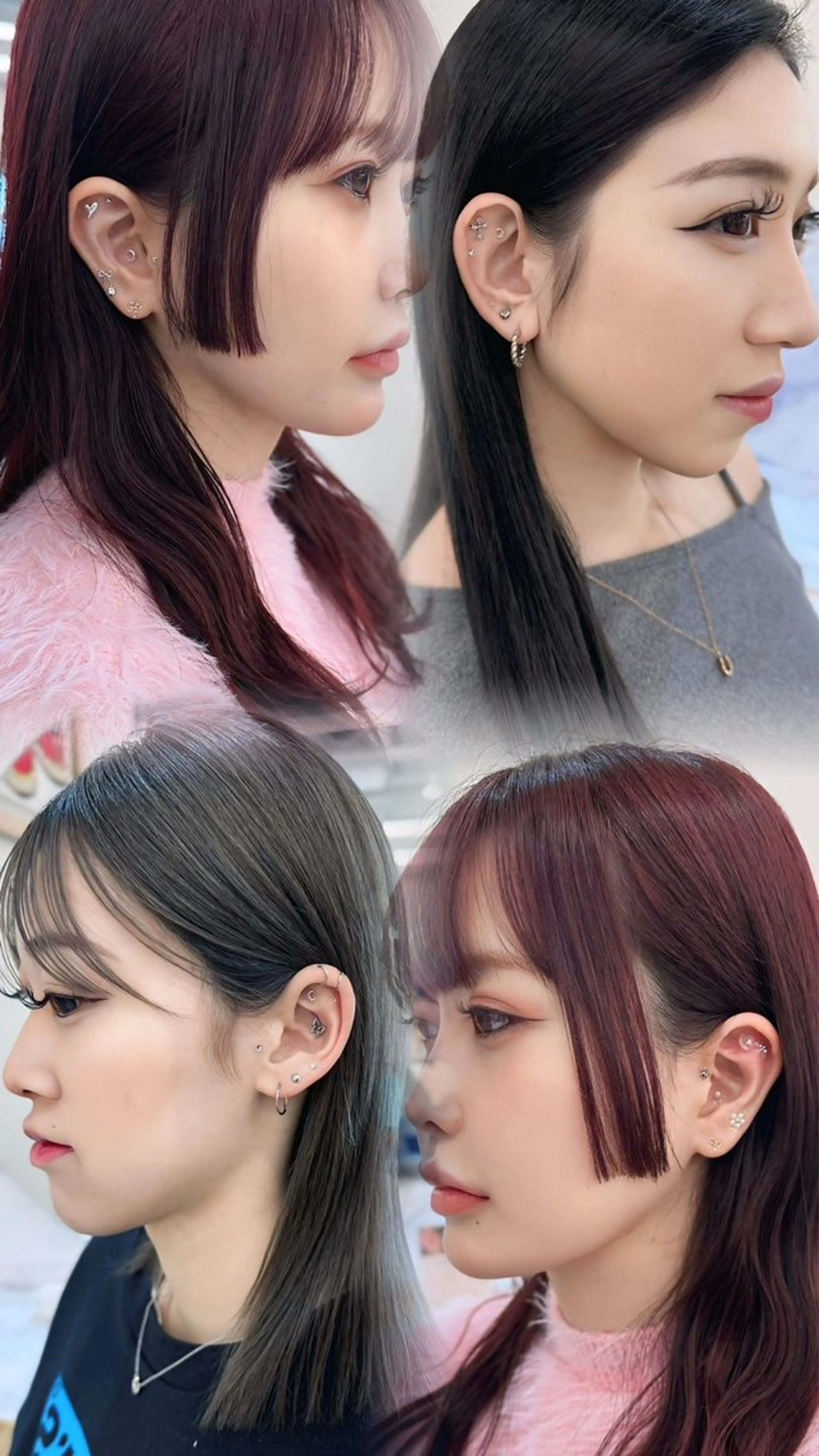 カット+カラー+トリートメント+耳ツボジュエリーの写真