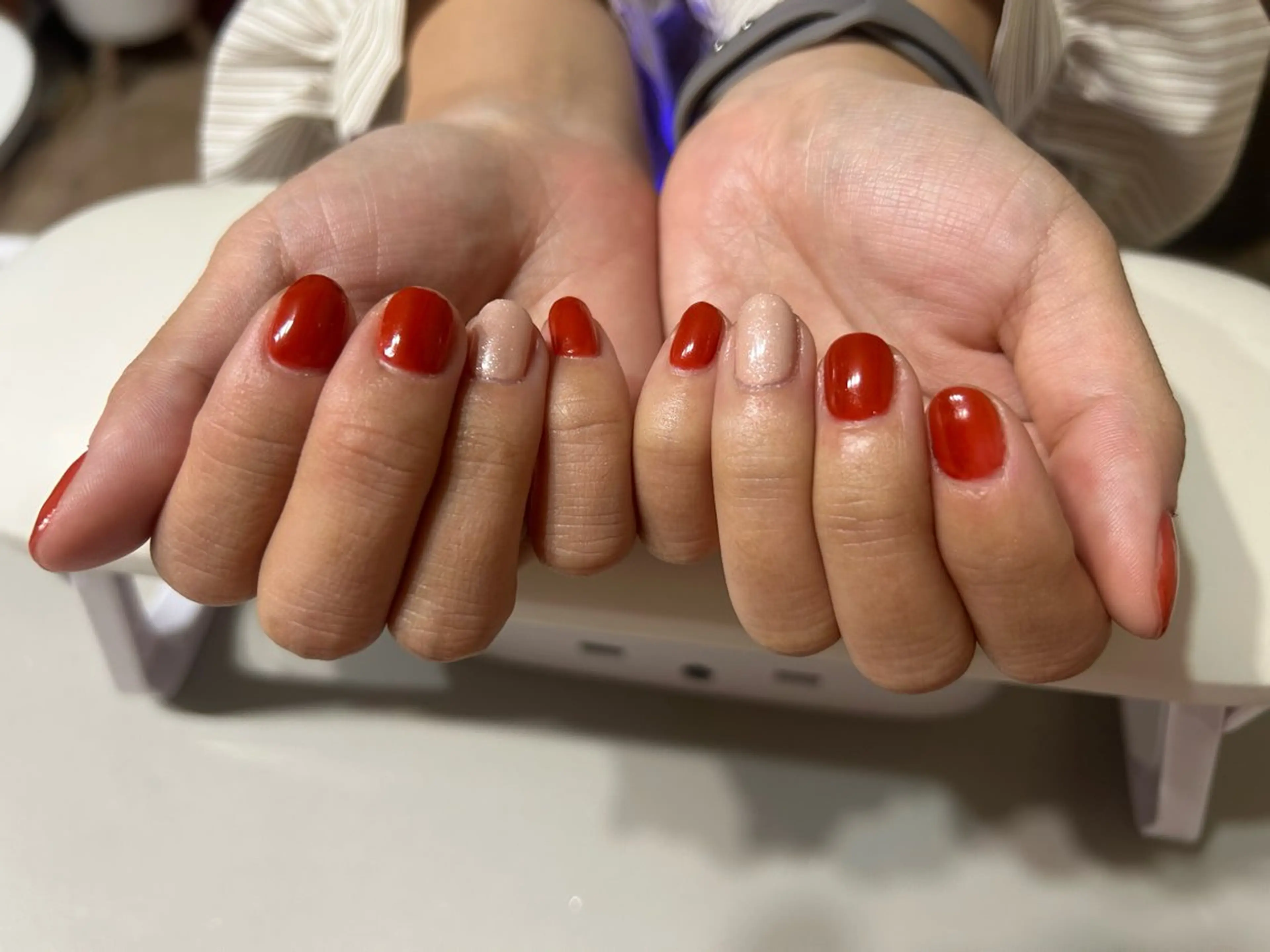 ネイル ワンカラーネイル ハンドネイル 野田 ユキエのネイルデザイン