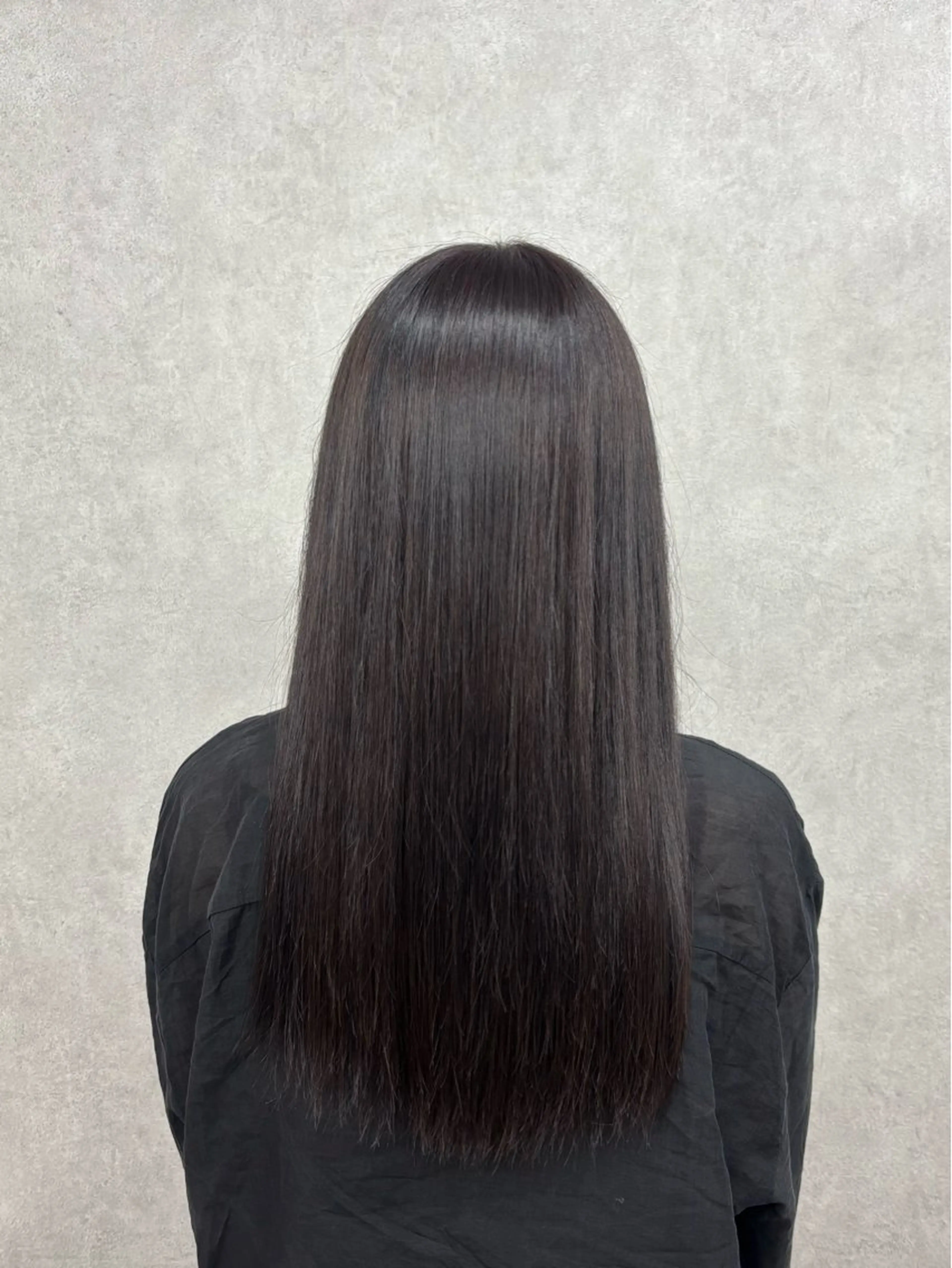 ロング カラー ブラウンカラー チョコレートブラウン 倉澤 愛理のヘアスタイル