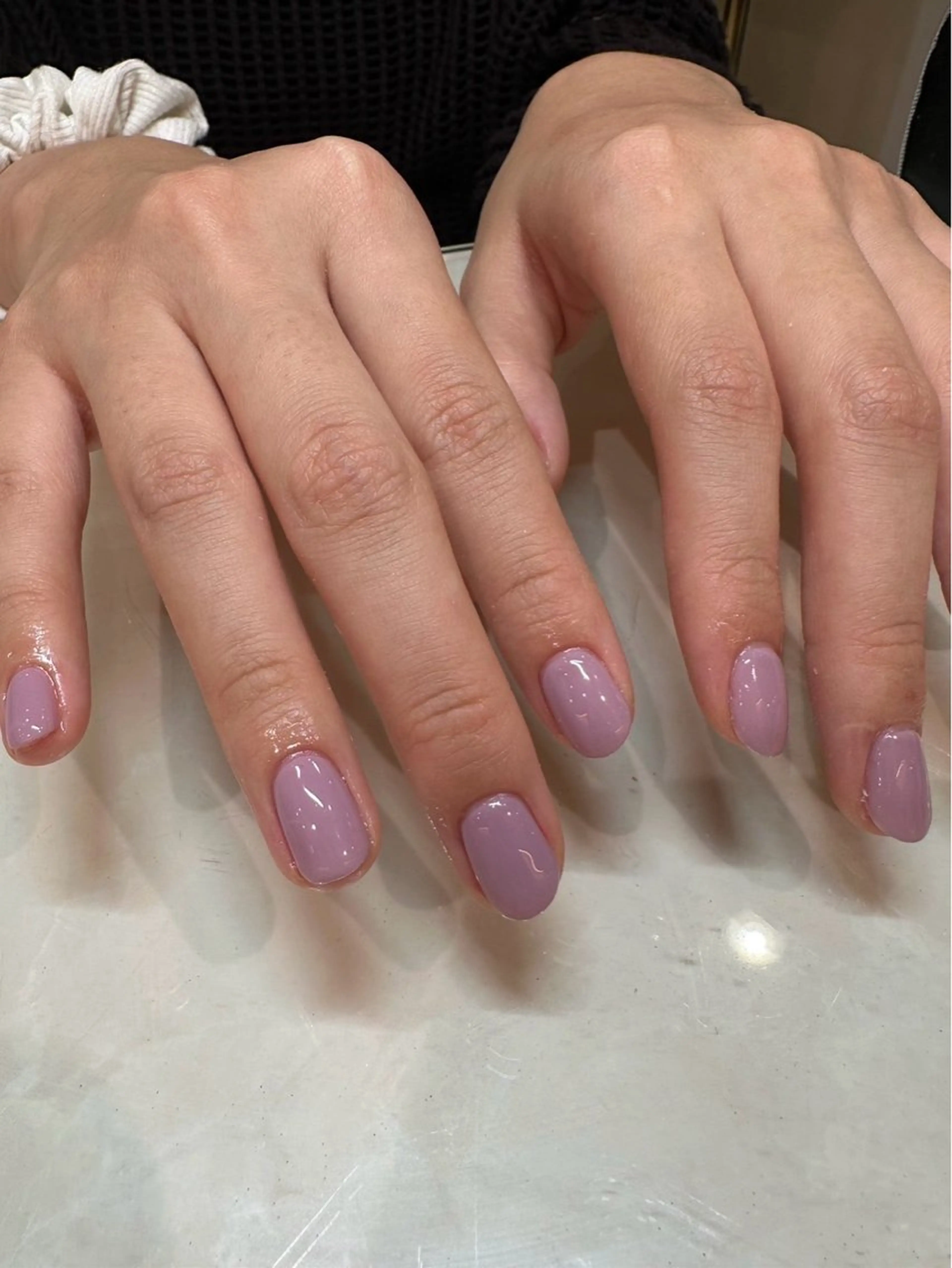 ネイル ジェルネイル ワンカラーネイル RomanticColor所属・romantic colorのネイルデザイン