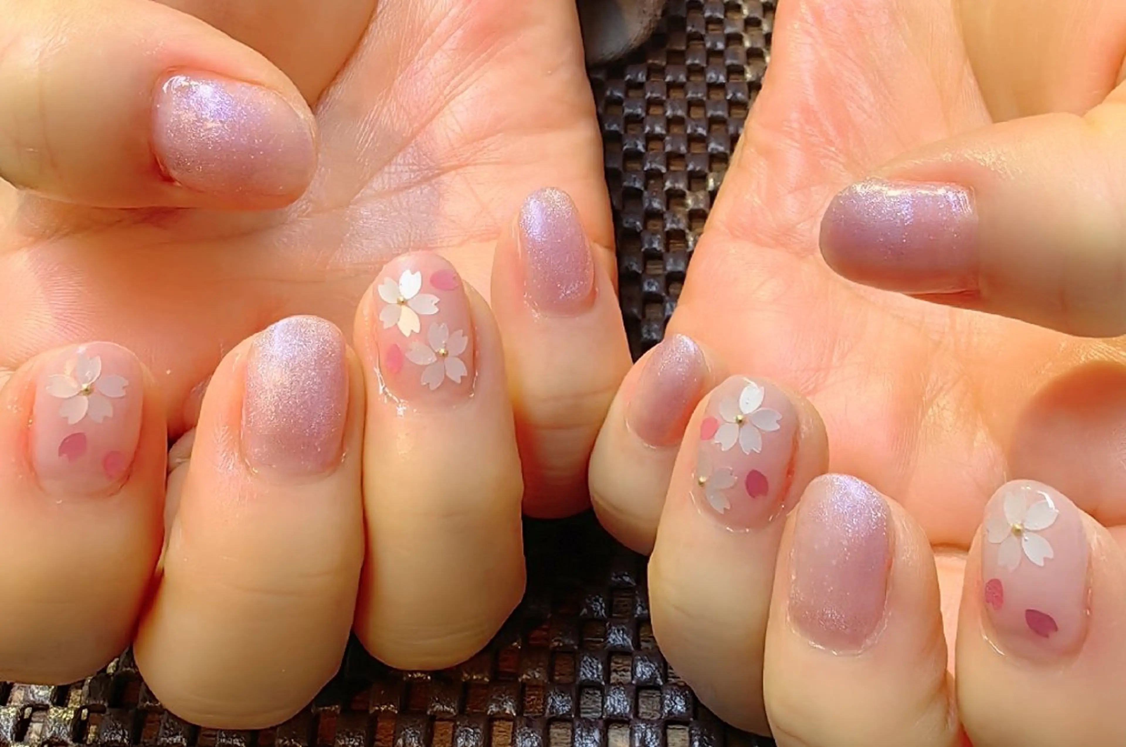 ネイル 桜ネイル ハンドネイル reve あやののネイルデザイン