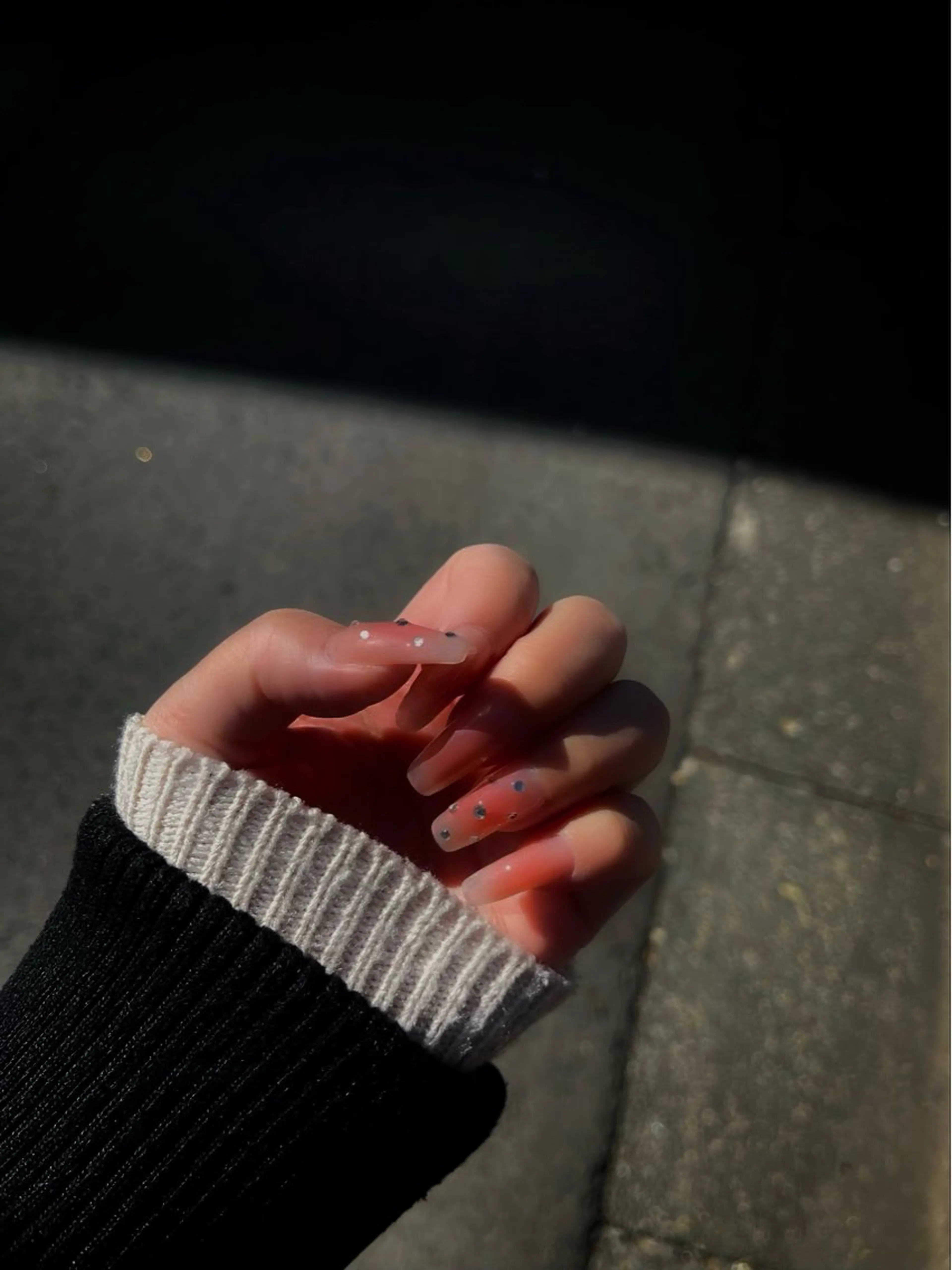 ネイル キラキラネイル マグネットネイル スカルプネイル ワンホンネイル nine.🦋 YUKOのネイルデザイン