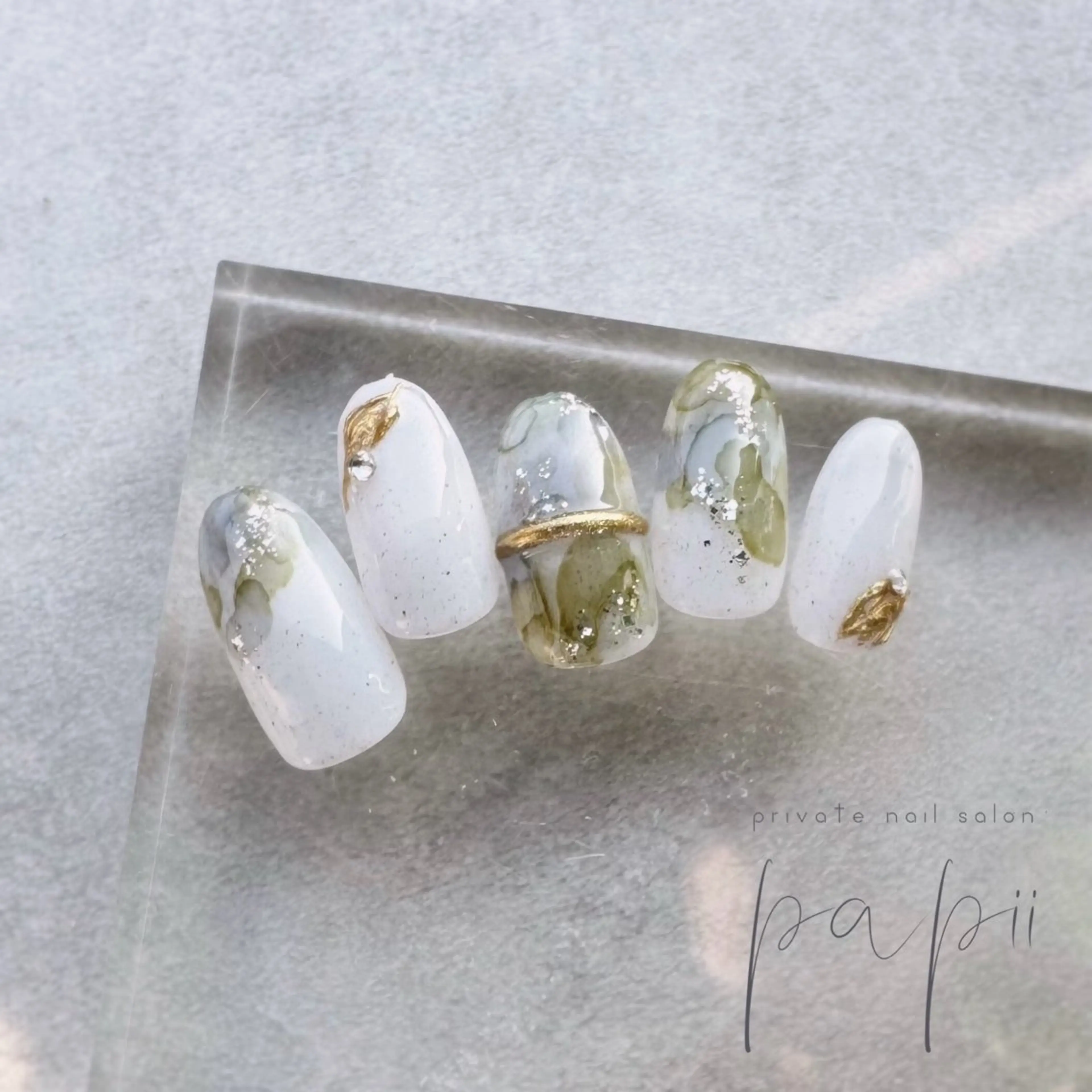 ネイル シンプルネイル ハンドネイル private nail salon papii所属・papii☆ kurodaのネイルデザイン