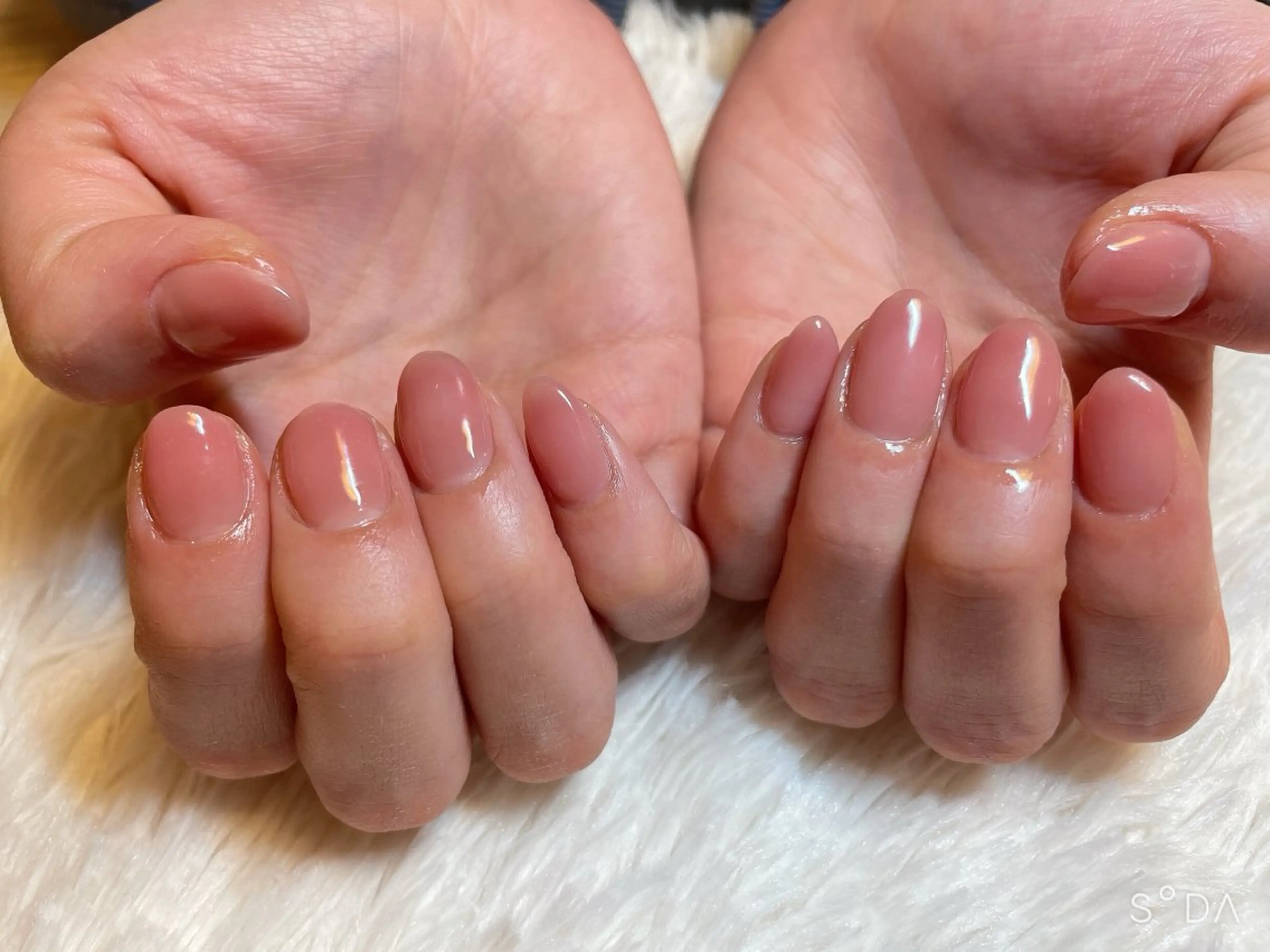 ネイル オフィスネイル ワンカラーネイル ピンク Nail salon Betty❤︎のネイルデザイン
