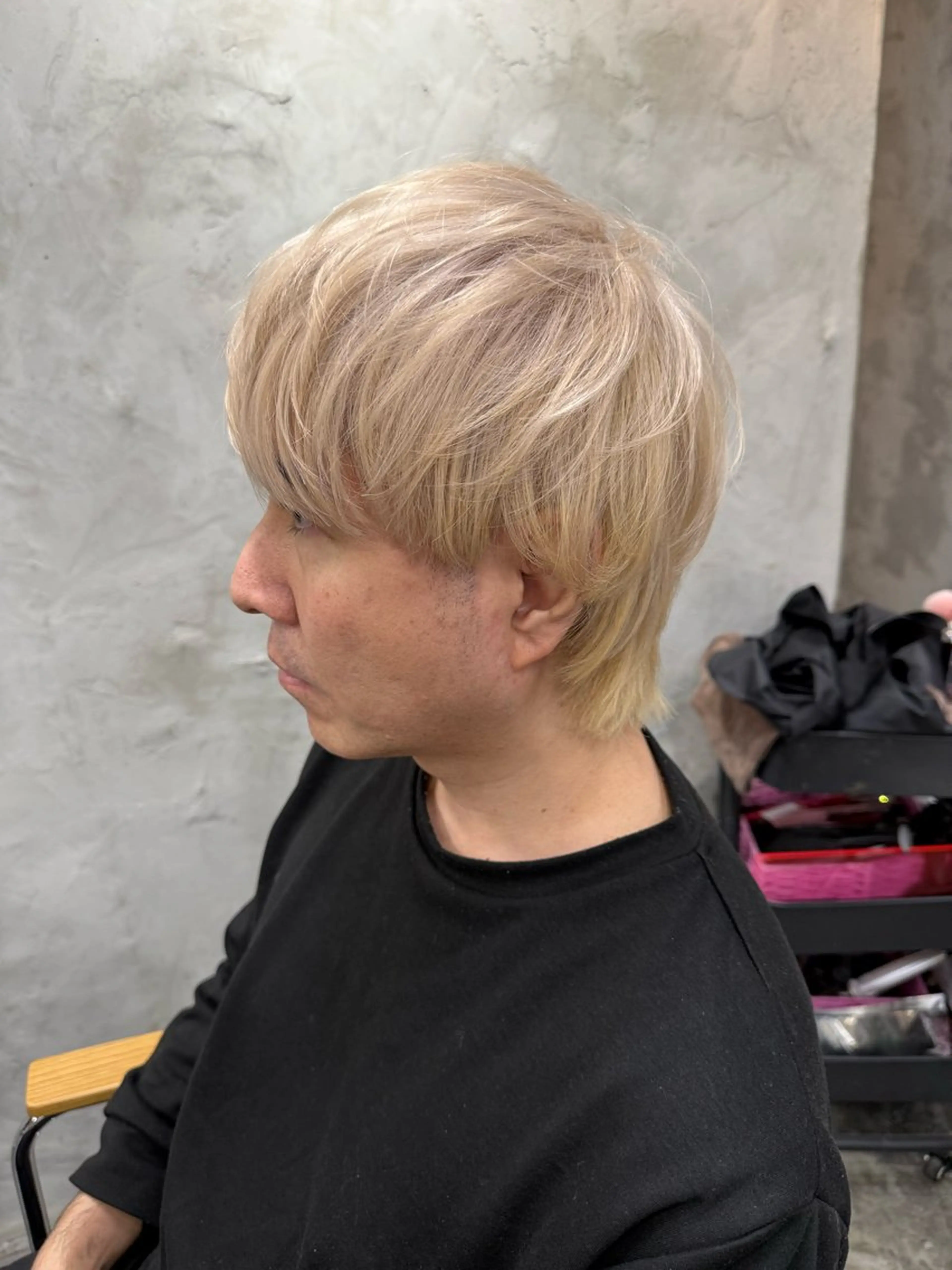 カラー メンズ ヘアカラー トリートメント ハイトーン/ブリーチ MAYURI🌺横浜のヘアスタイル