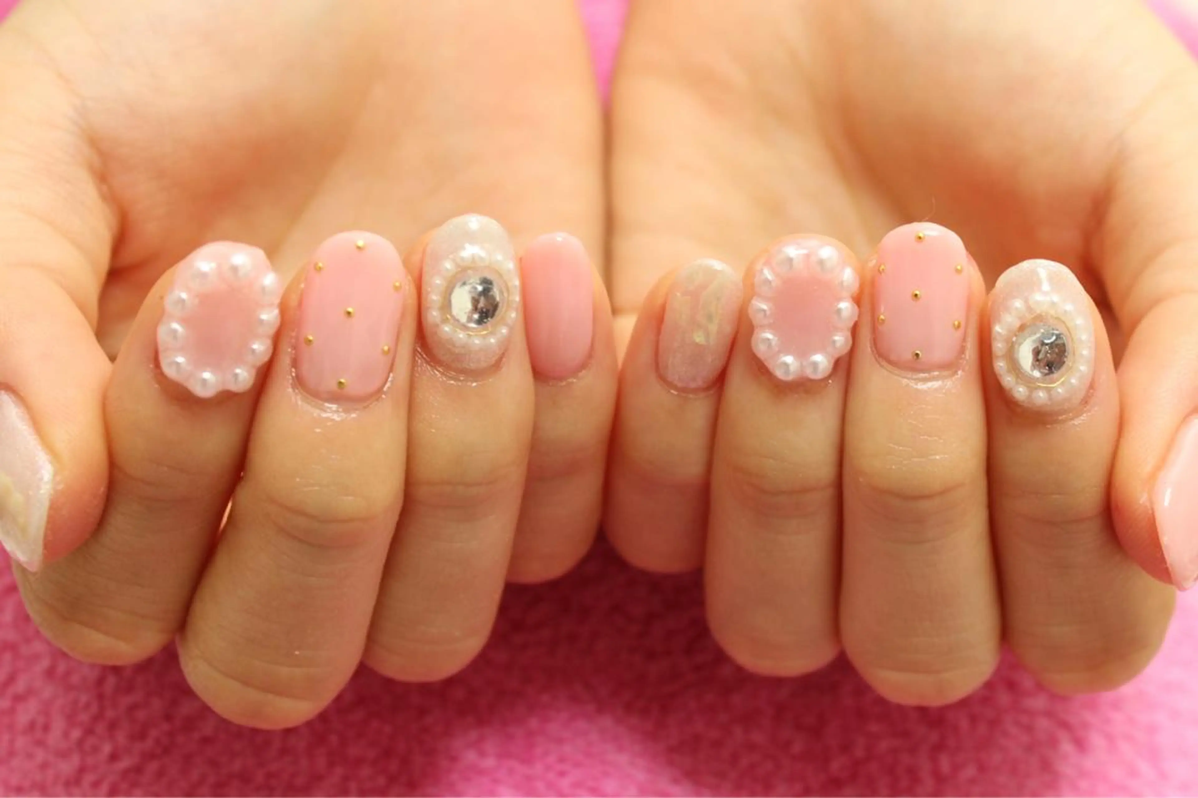 ネイル ピンク ハンドネイル Ｋ minamiのネイルデザイン