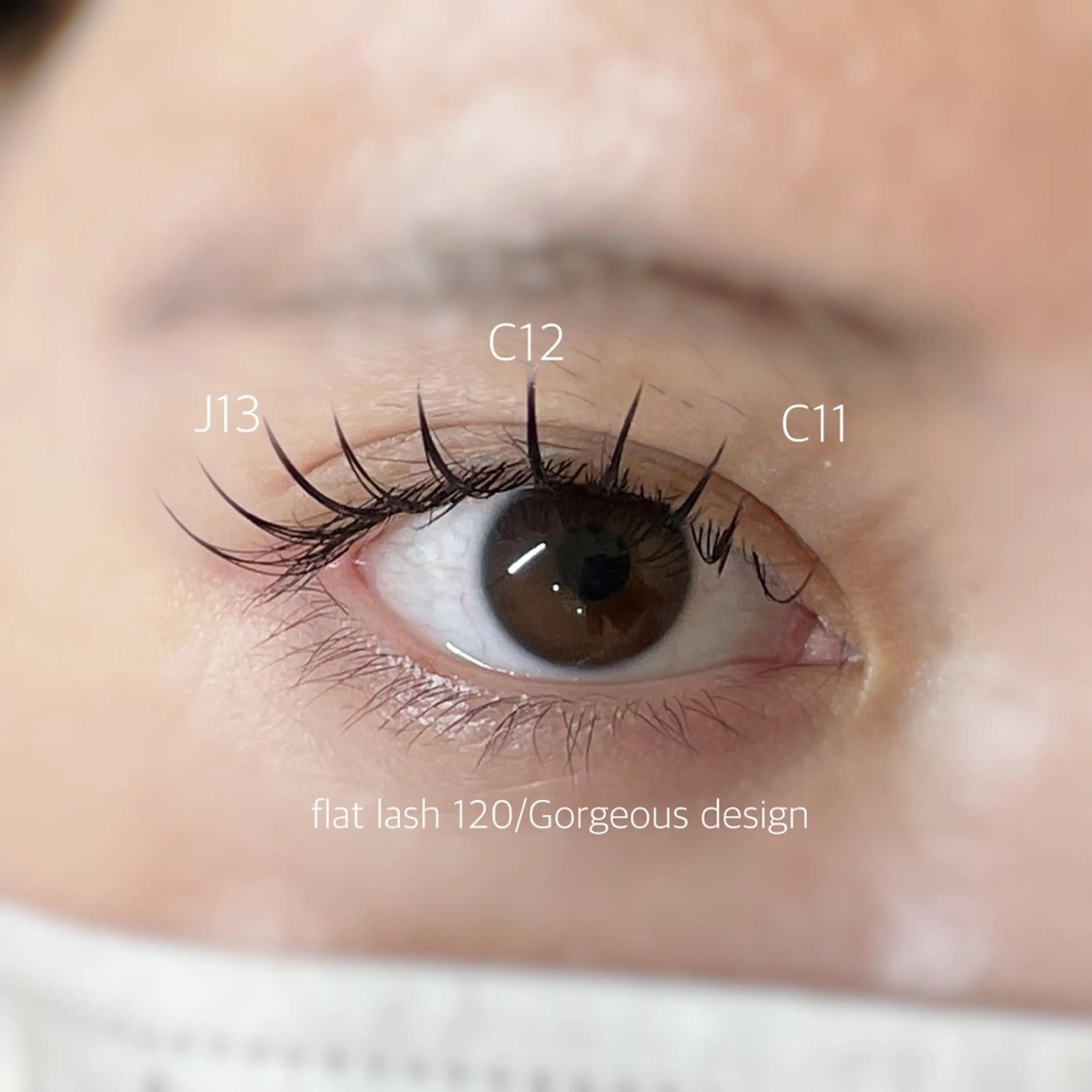 マツエク・マツパ マツエク beauty eye所属・中島 美月のマツエク・マツパデザイン