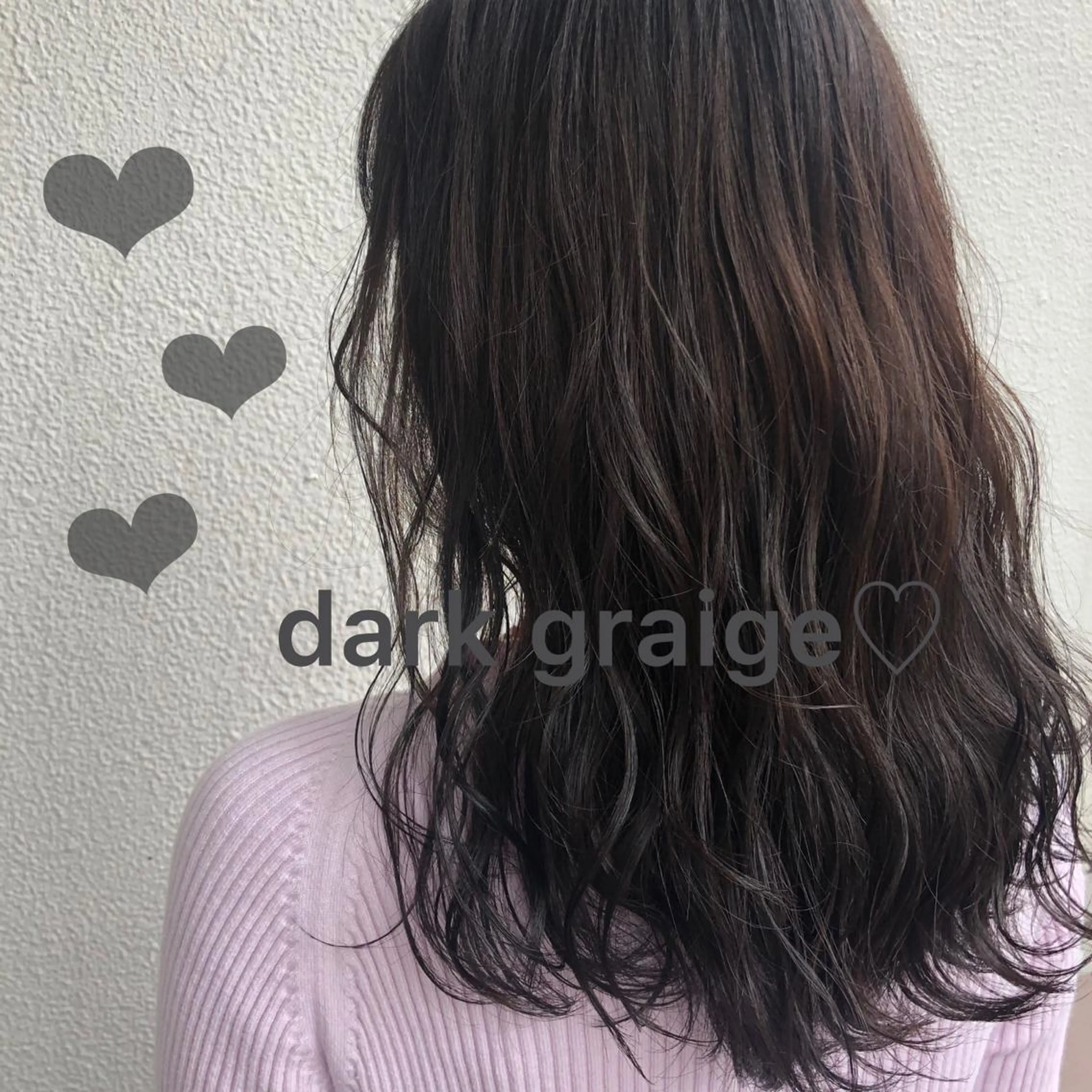 セミロング カラー ヘアカラー トリートメント ヘッドスパ Qin shaire salon 原宿店所属・レイヤーカット 韓国ヘアayameのヘアスタイル