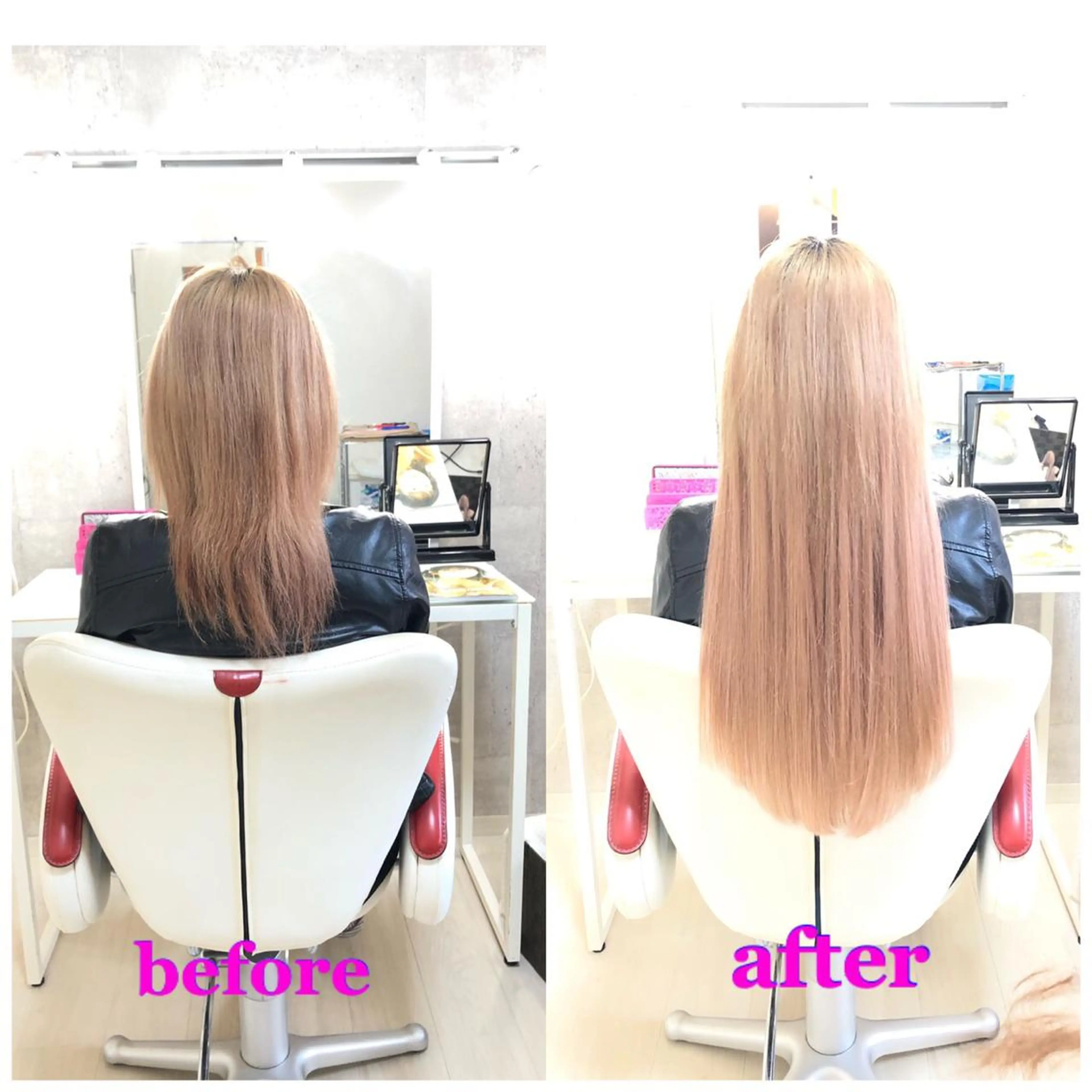 ロング エクステ ドレスアップ心斎橋店所属・🌸ドレスアップ 心斎橋店🌸のヘアスタイル