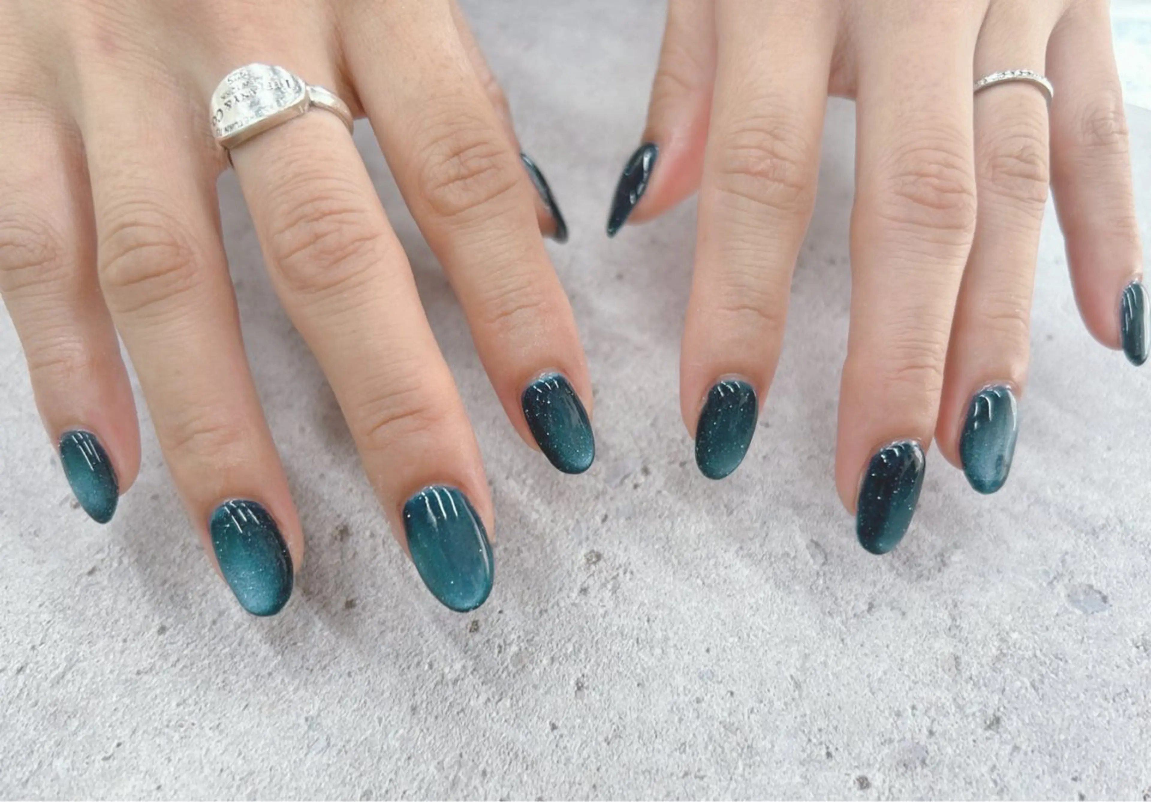 ネイル フラッシュネイル フラッシュマグ マグネットネイル ハンドネイル Nail Salon agré所属・agré ネイルサロン　アグレのネイルデザイン