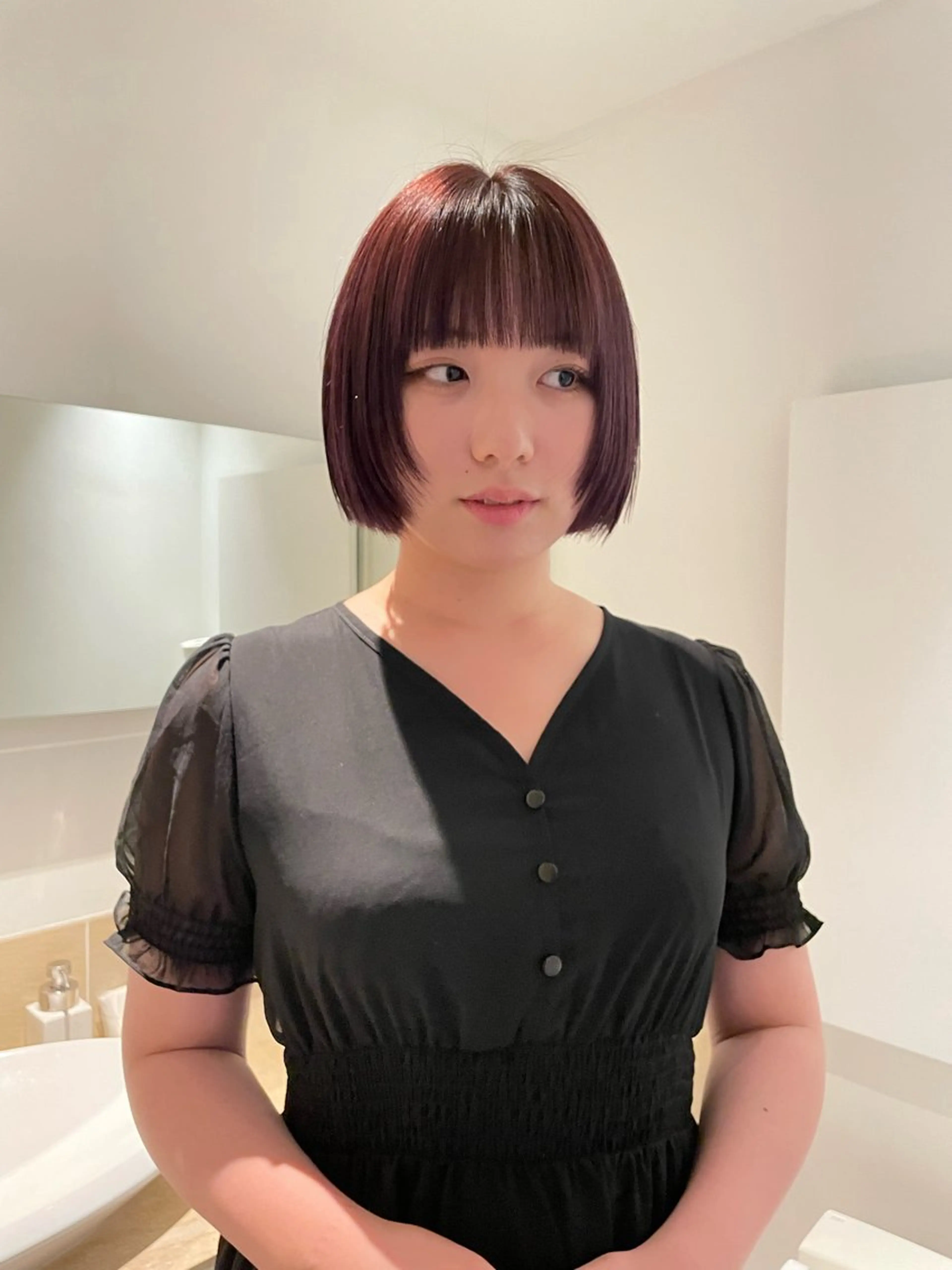 ショート ボブ ACQUA所属・カットモデル募集中！ ACQUA  eriのヘアスタイル