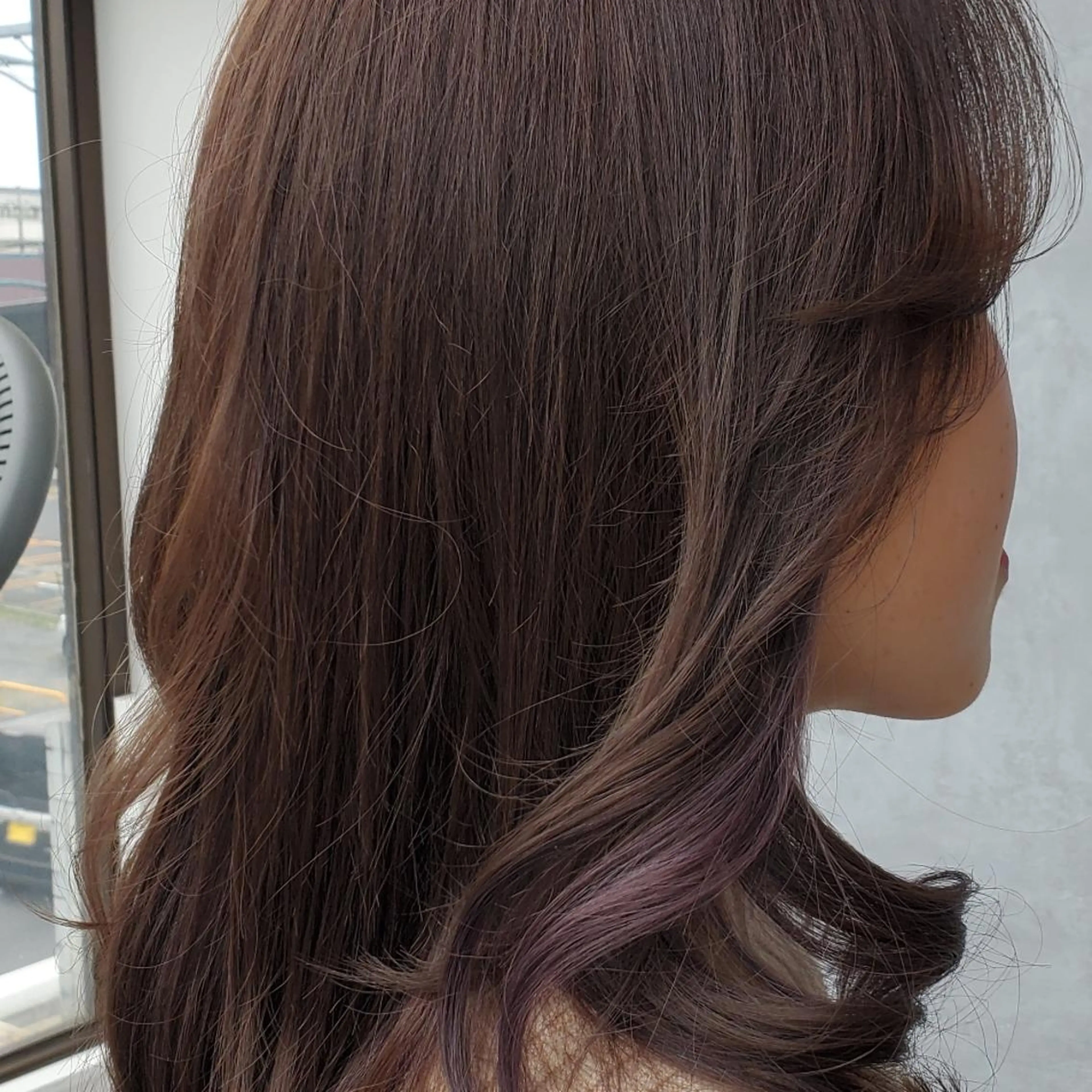 セミロング カラー ヘアアレンジ 恩田 さやかのヘアスタイル