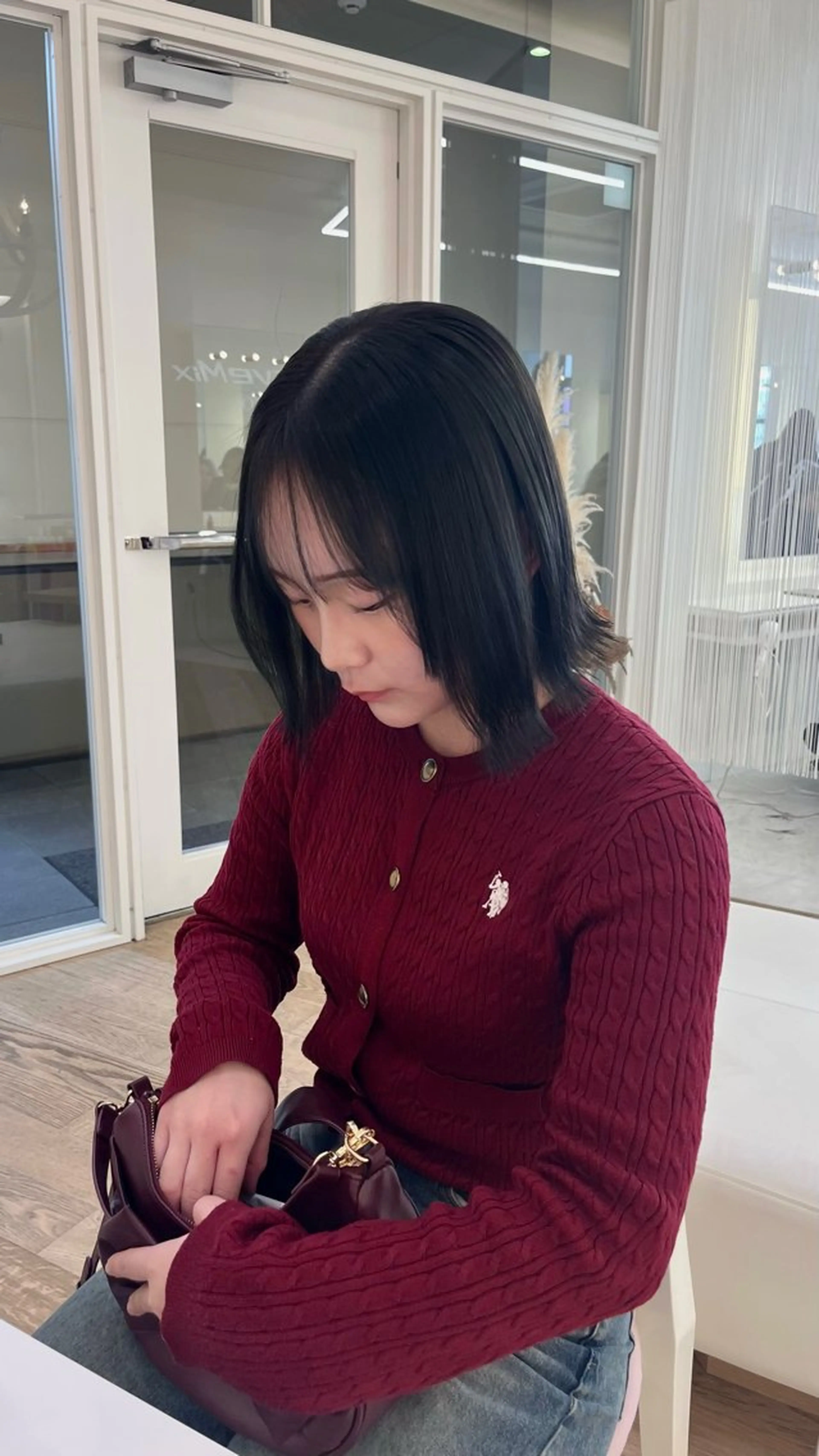 ミディアム カラー ヘアカラー Parve Mix 森 美遥🇰🇷🩶のヘアスタイル