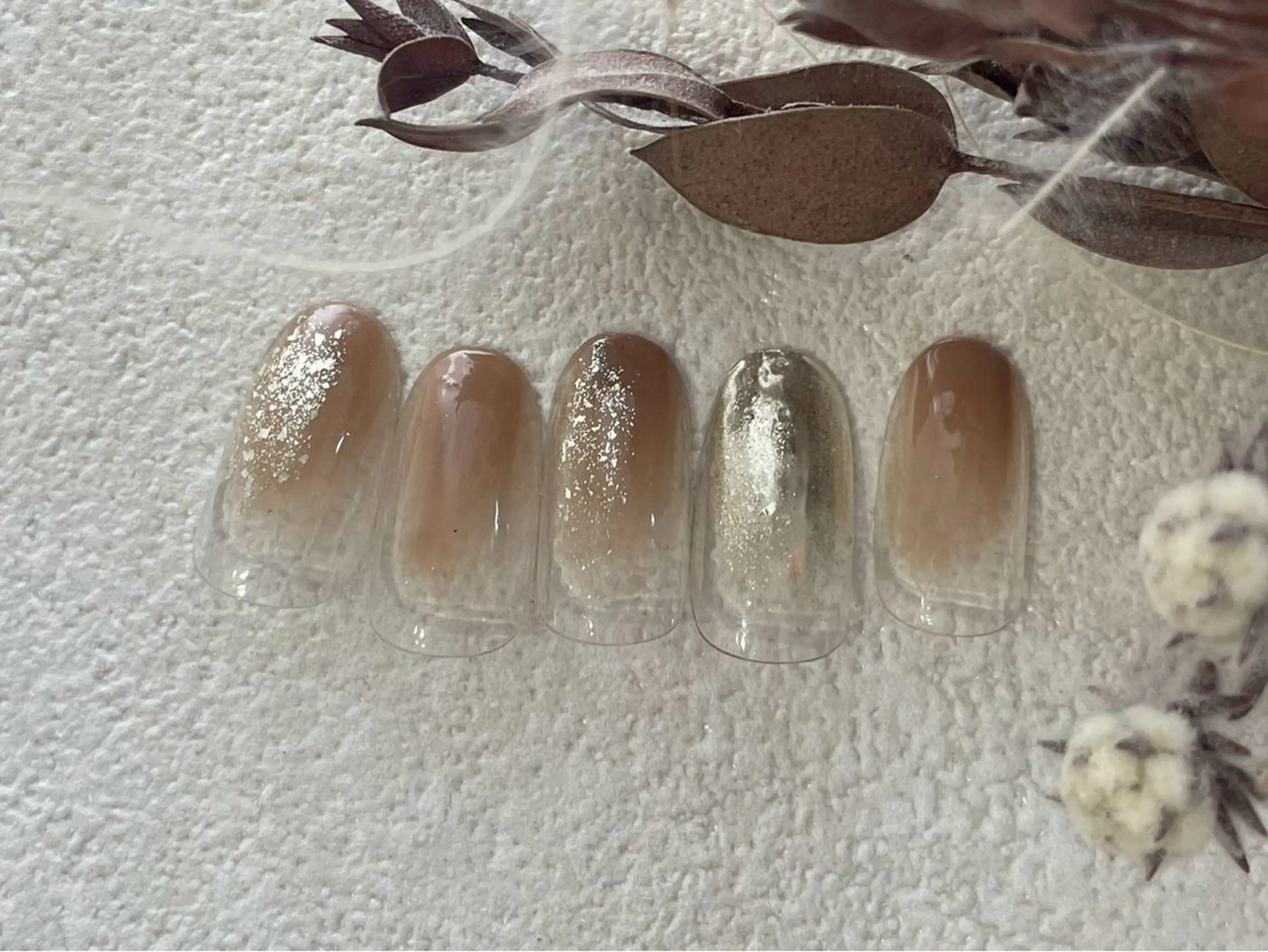 ネイル オーロラネイル フットネイル フレンチネイル ジェルネイル グラデーション ハンドネイル Mogu nail 二子玉川のネイルデザイン