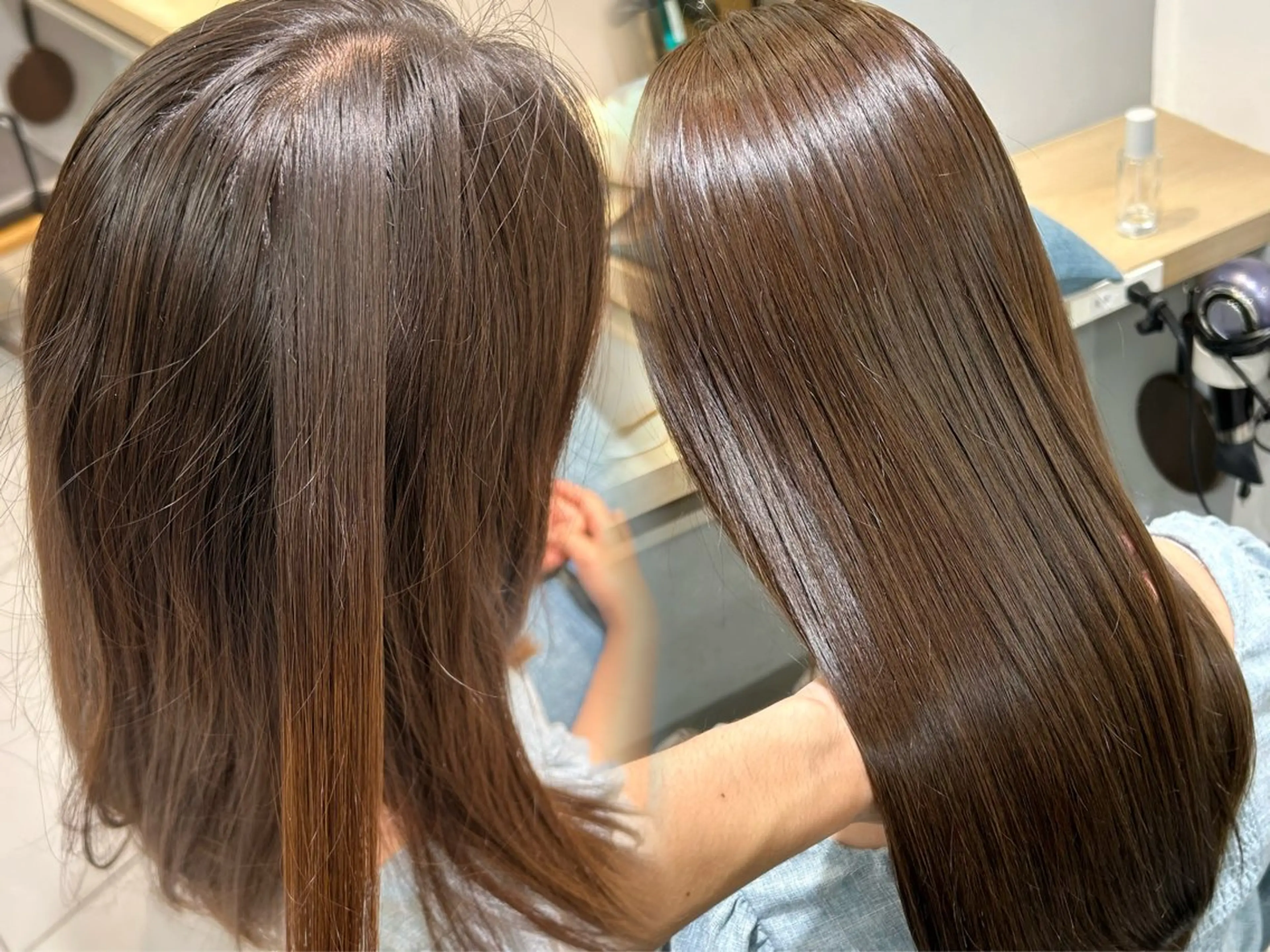 ミディアム カラー 髪質改善 縮毛矯正 カット 縮毛矯正 池袋ボブ/美髪 縮毛矯正taigaのヘアスタイル