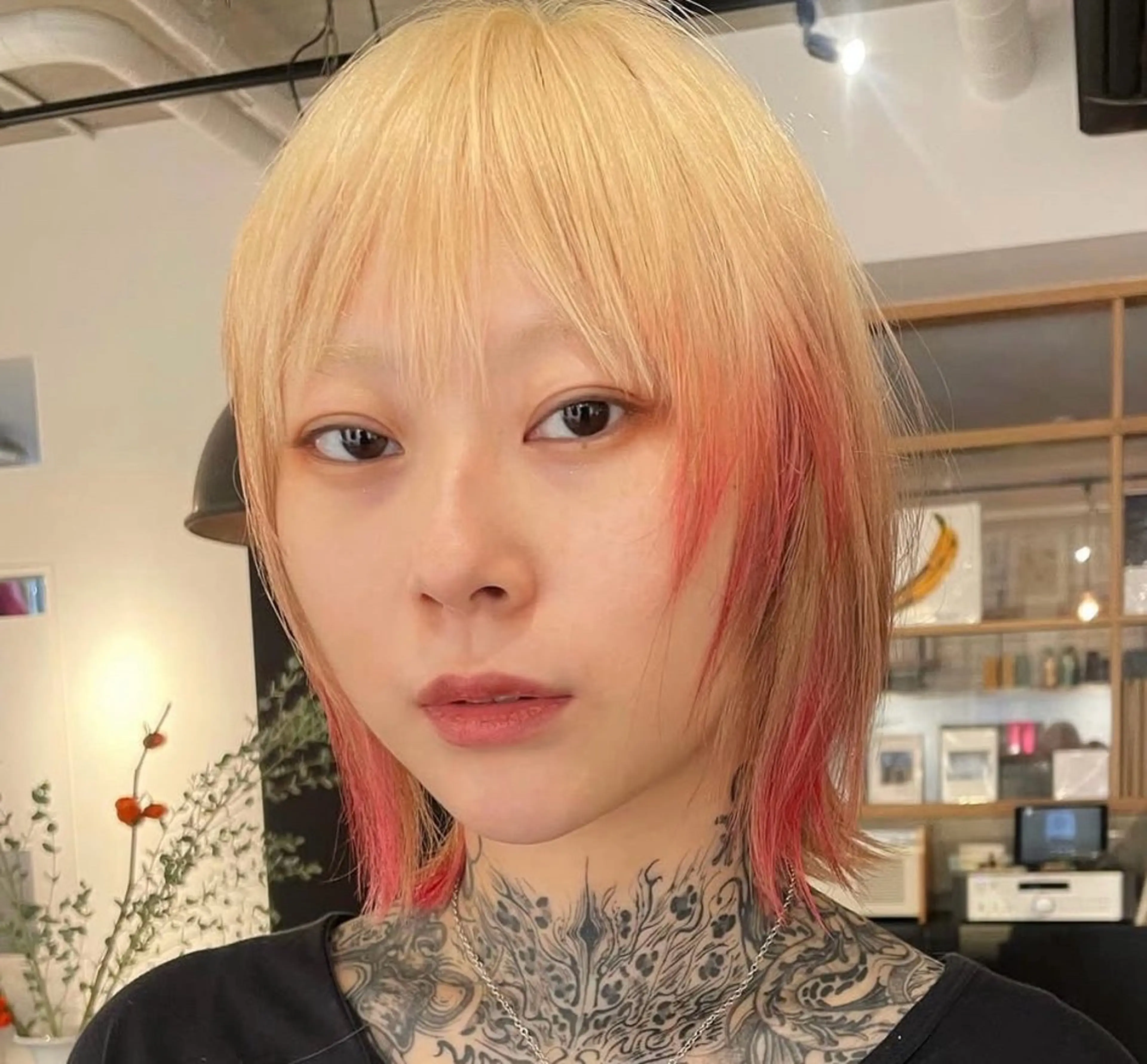 カラー ブリーチ ケアブリーチ 池田 蓮のヘアスタイル