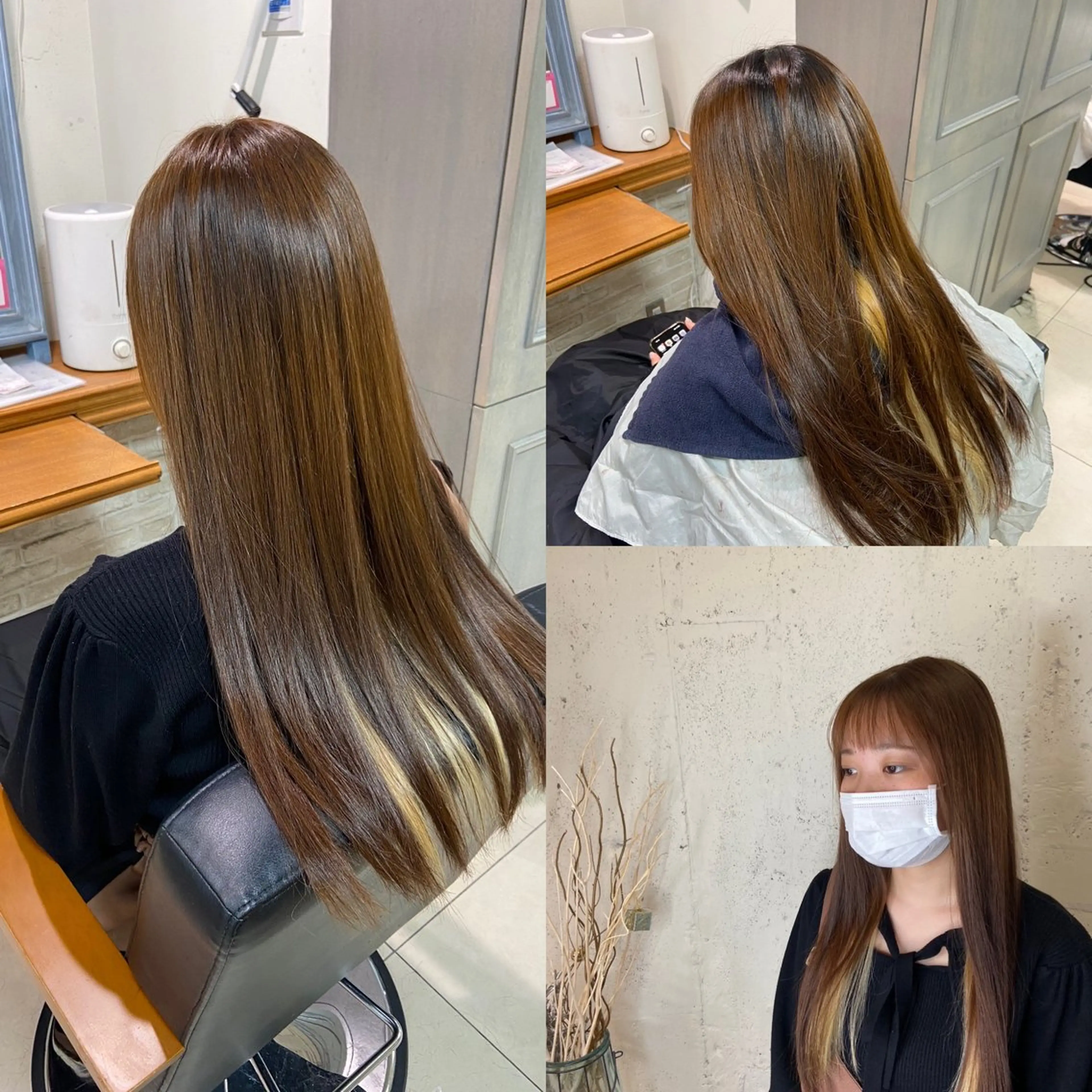 ☆1月限定❤️🔥ブリーチなしダブルカラー❤️🔥+髪質改善トリートメントの写真