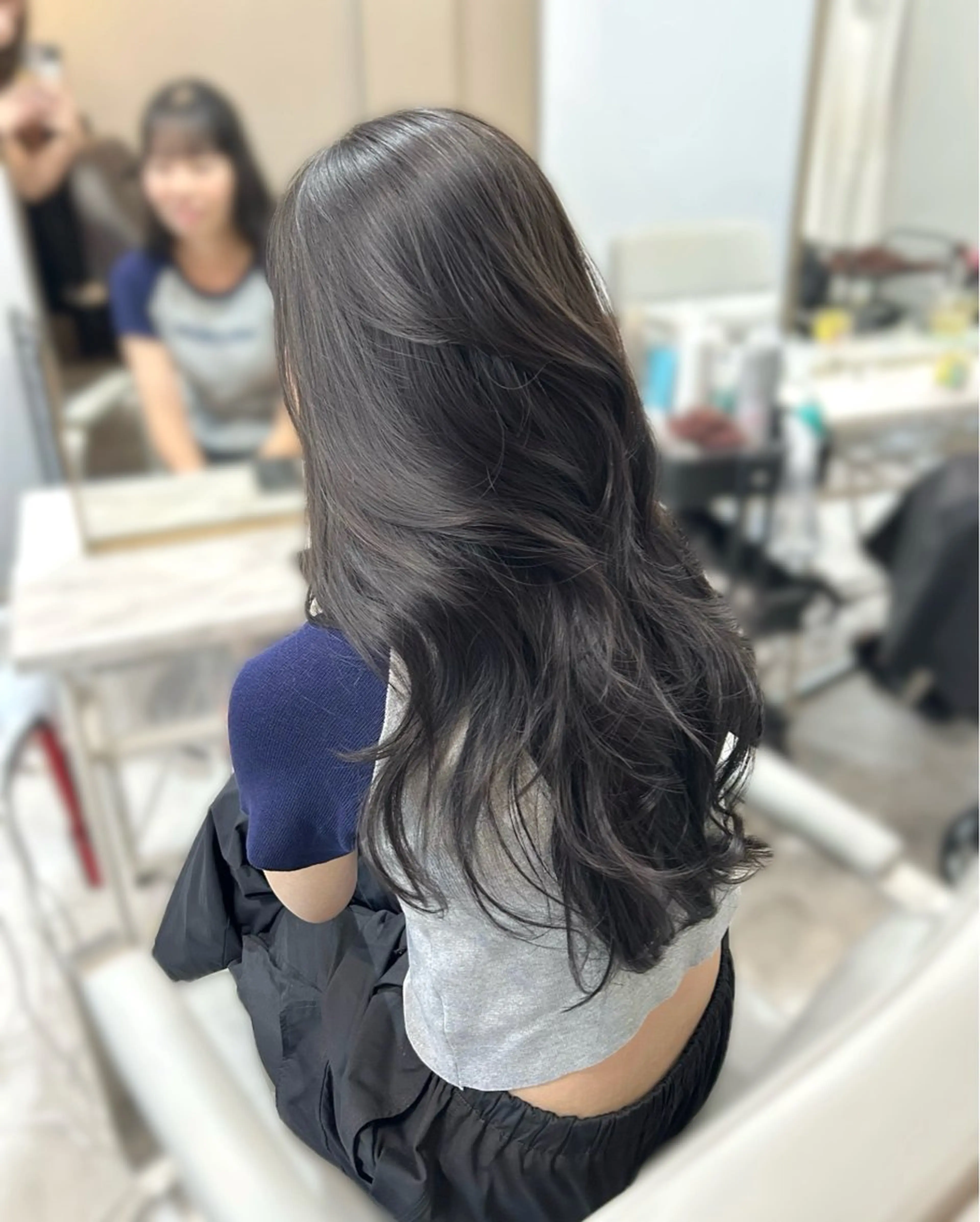 ロング カラー カット ヘアカラー I’ve所属・💘大人可愛く💘 Natsuki❥❥❥のヘアスタイル