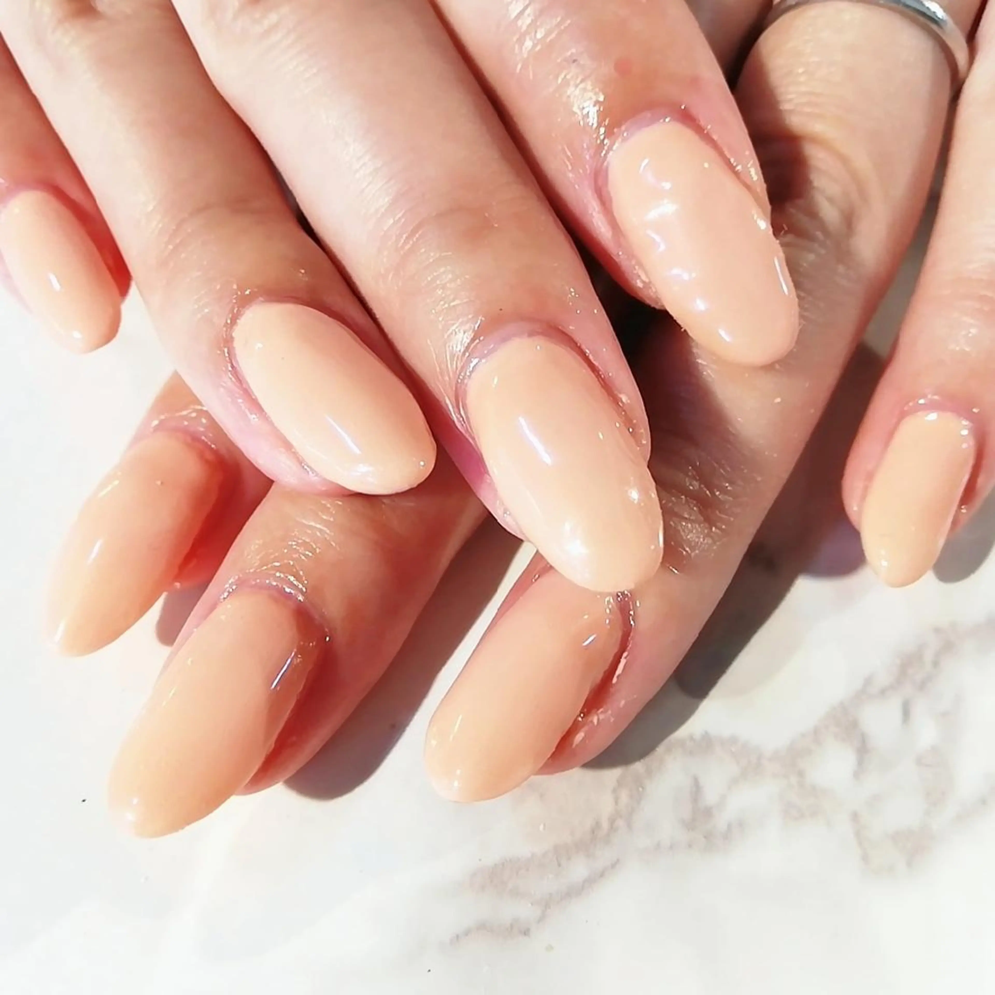 ネイル ワンカラーネイル ハンドネイル a.m.p nail所属・高山 奈津美のネイルデザイン