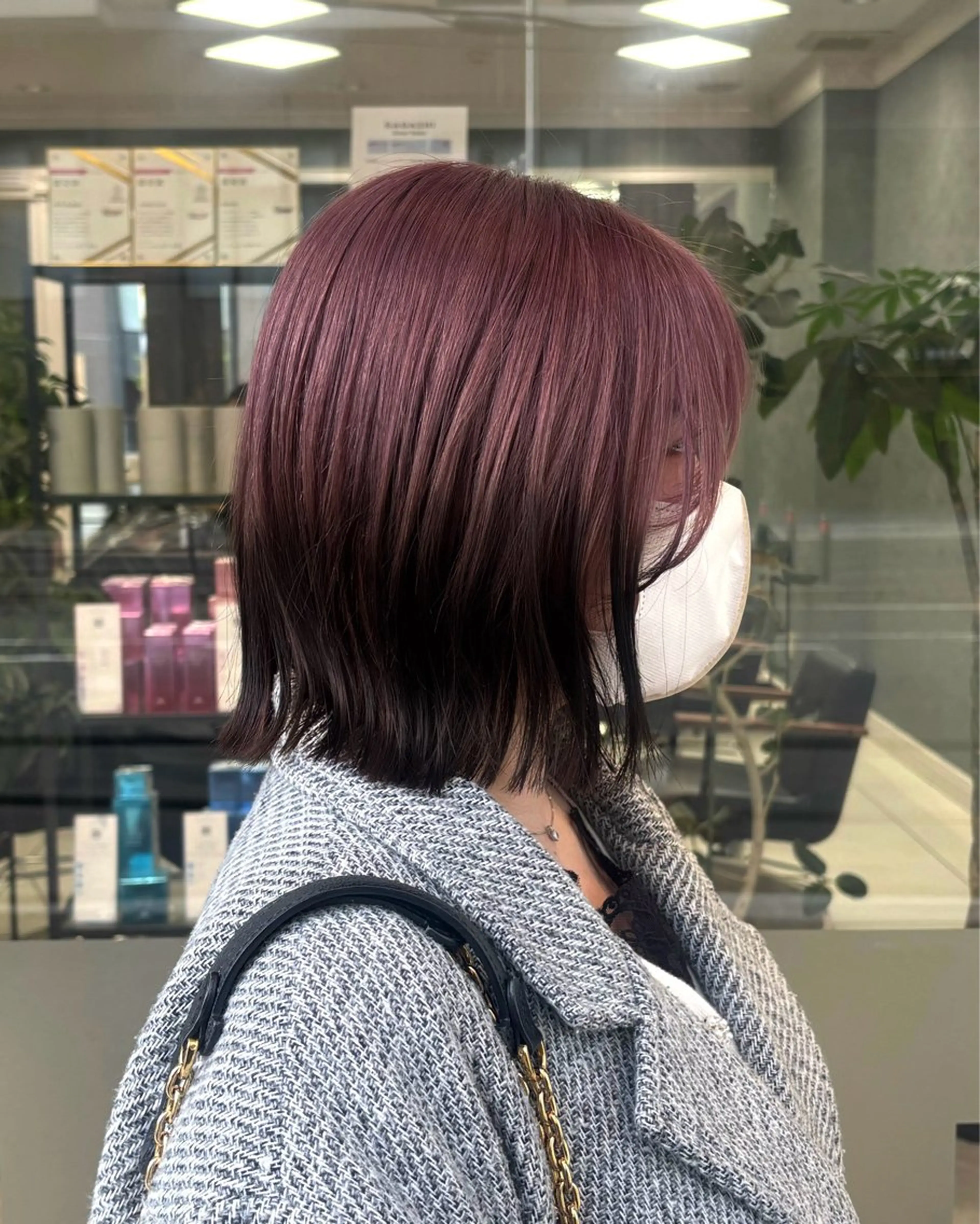 ショート ヘアカラー トリートメント 透明感カラー/ レイヤーカット/麻咲のヘアスタイル